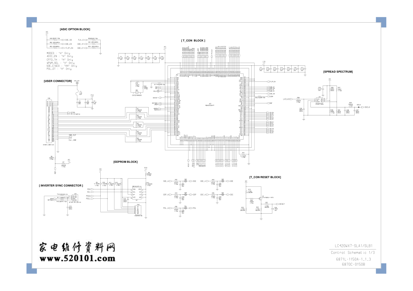 LG LC420WX7-SLA1-731逻辑板电路原理图-0 LG LC420WX7-SLA1-731逻辑板电路原理图-0