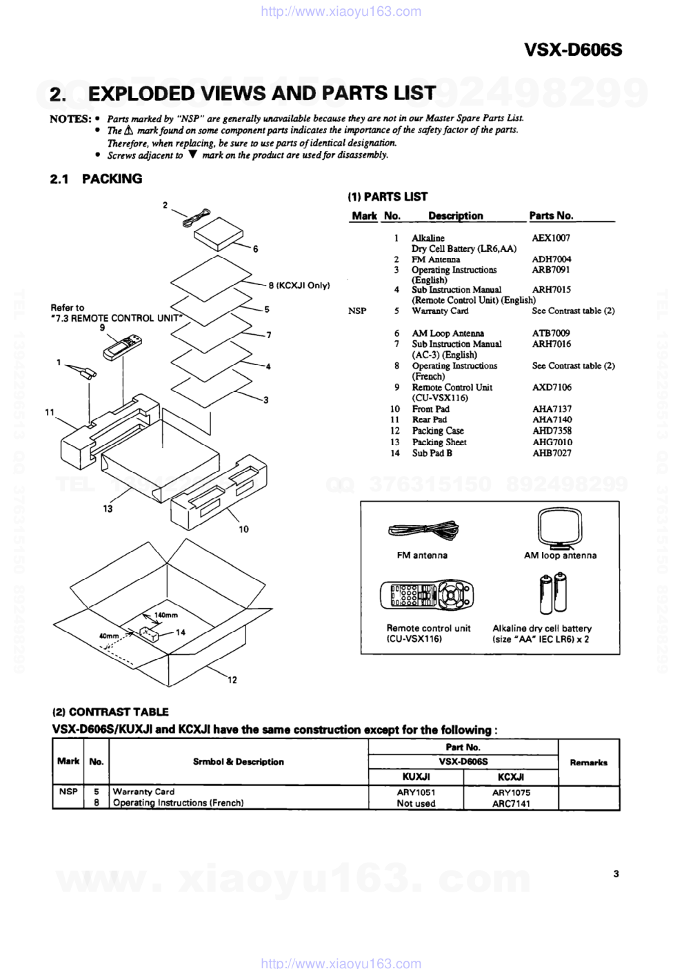 先锋PIONEER VSX-D606S电路图-2