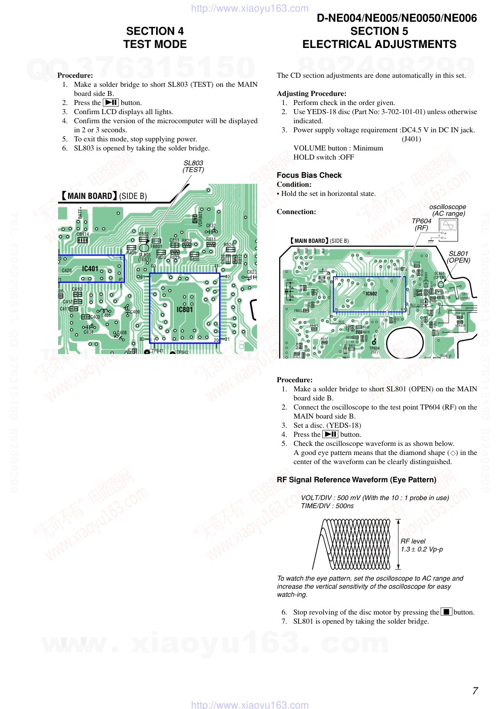 索尼SONY D-NE004音响电路图-6