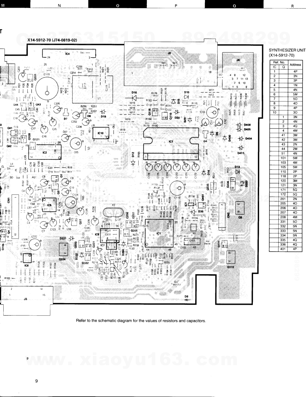 建伍KENWOOD KRC-477RY磁带录放机电路图-9 建伍KENWOOD KRC-477RY磁带录放机电路图-9