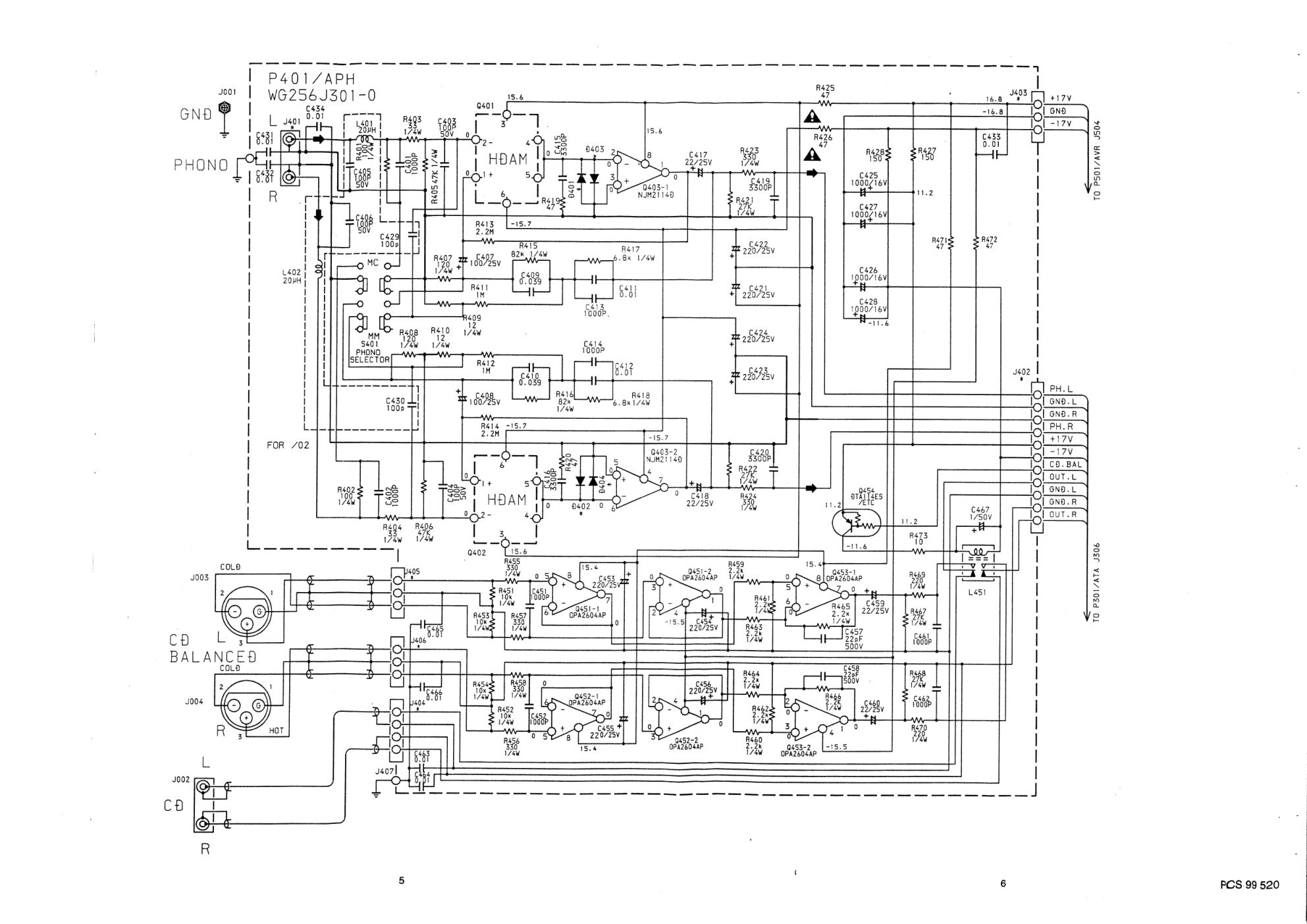 马兰士MARANTZ PM1402G音响电路图-4 马兰士MARANTZ PM1402G音响电路图-4