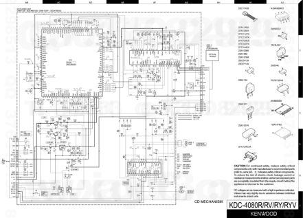 建伍KENWOOD KDC-4080 CD播放器电路图-3