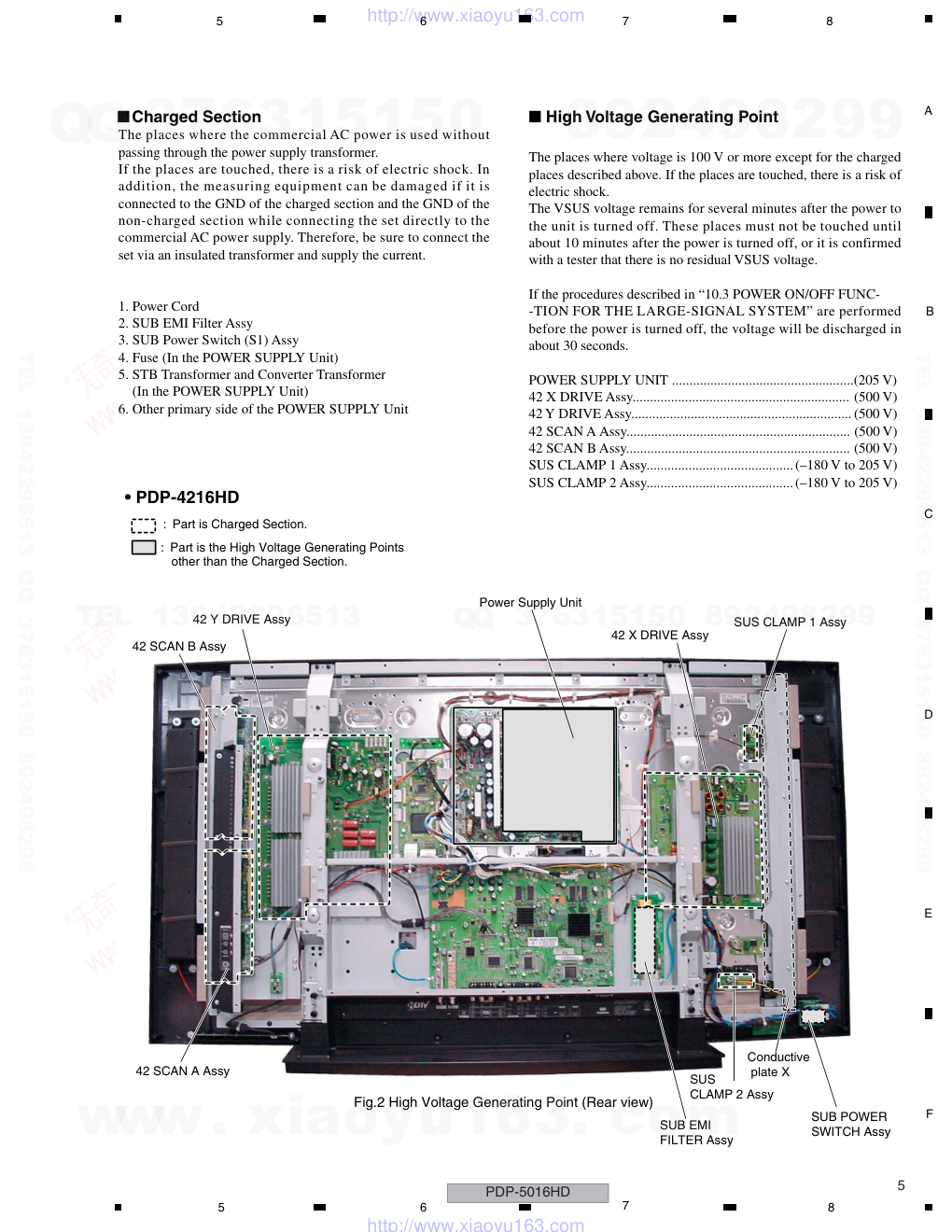 先锋PIONEER PDP-4216HD音响电路图-4 先锋PIONEER PDP-4216HD音响电路图-4