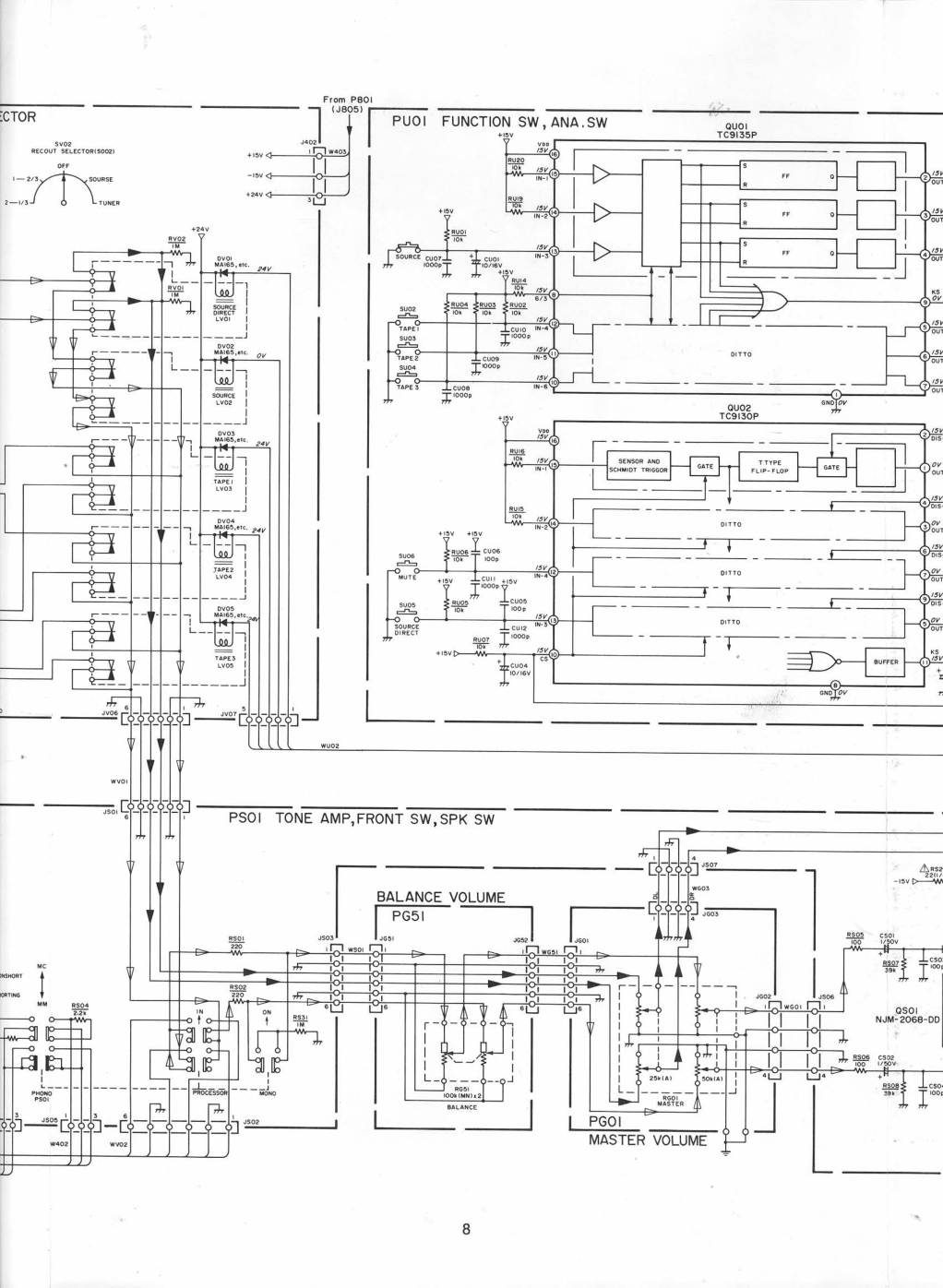 马兰士MARANTZ PM8021B音响电路图-7
