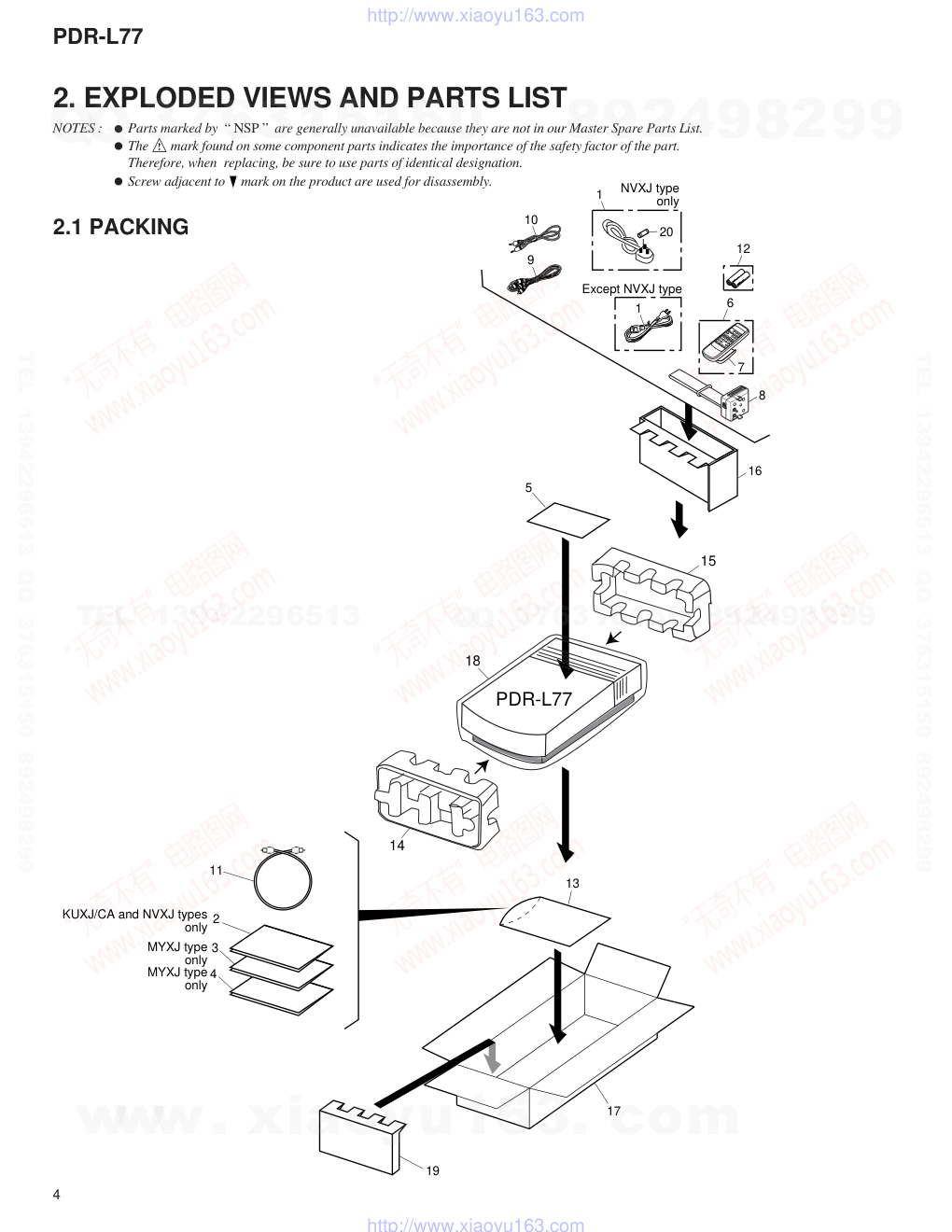先锋PIONEER PDR-L77音响电路图-3 先锋PIONEER PDR-L77音响电路图-3