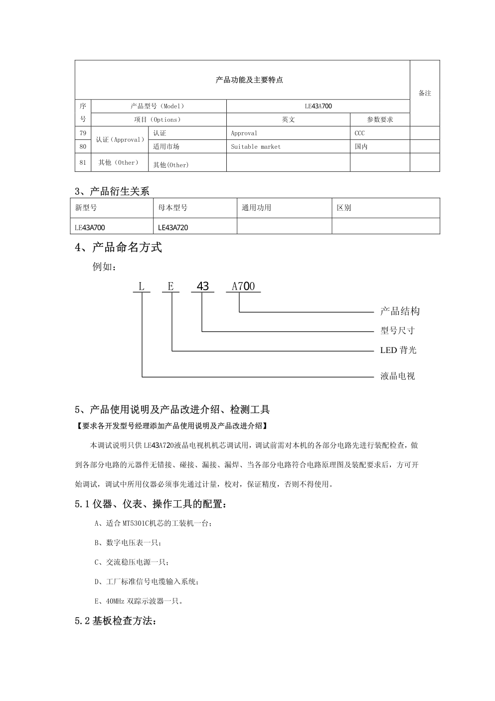 海尔液晶电视MT5301C机芯维修手册-5
