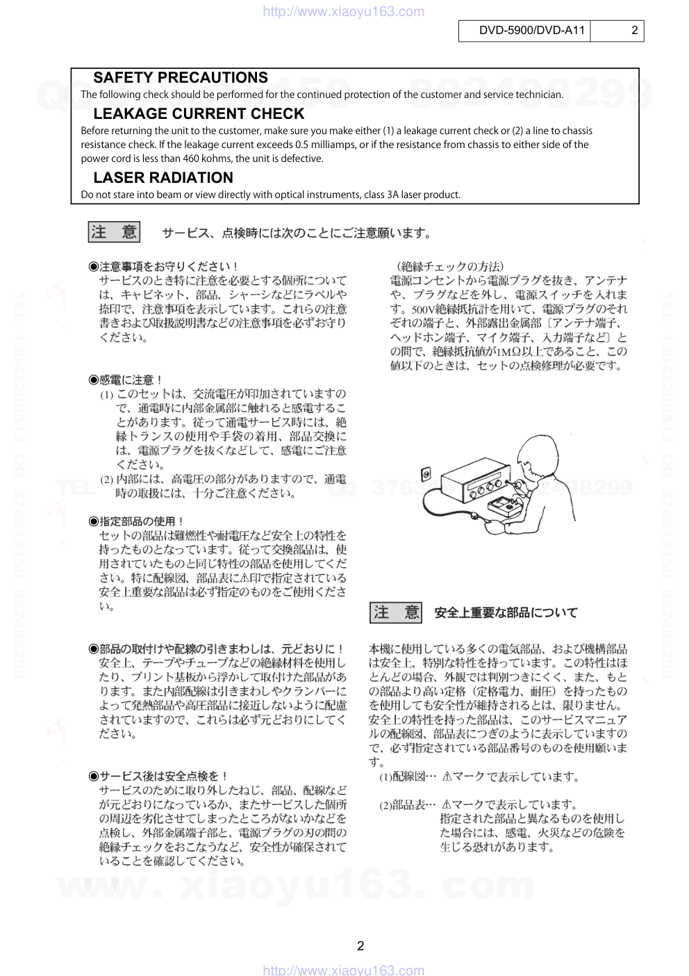 天龙DENON DVD-5900 DVDCD播放器电路图-1
