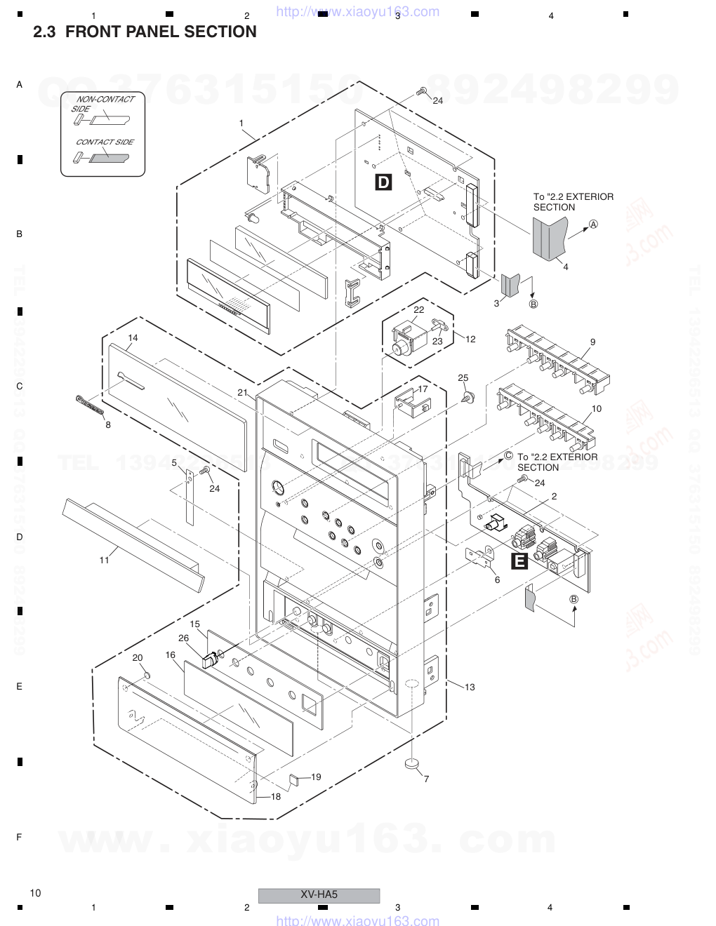 先锋PIONEER XV-HA5电路图-9