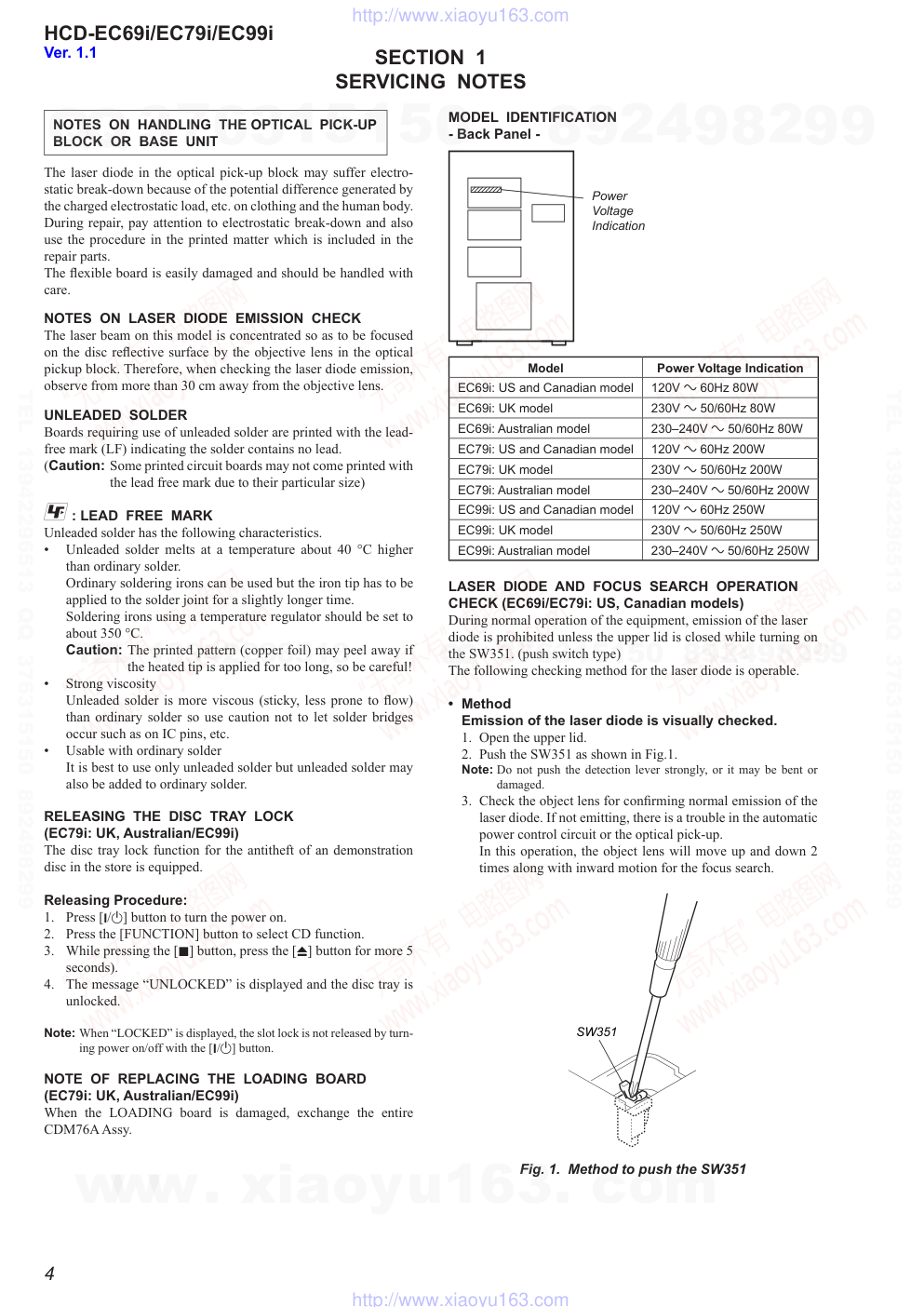 索尼SONY HCD-EC69I音响电路图-3