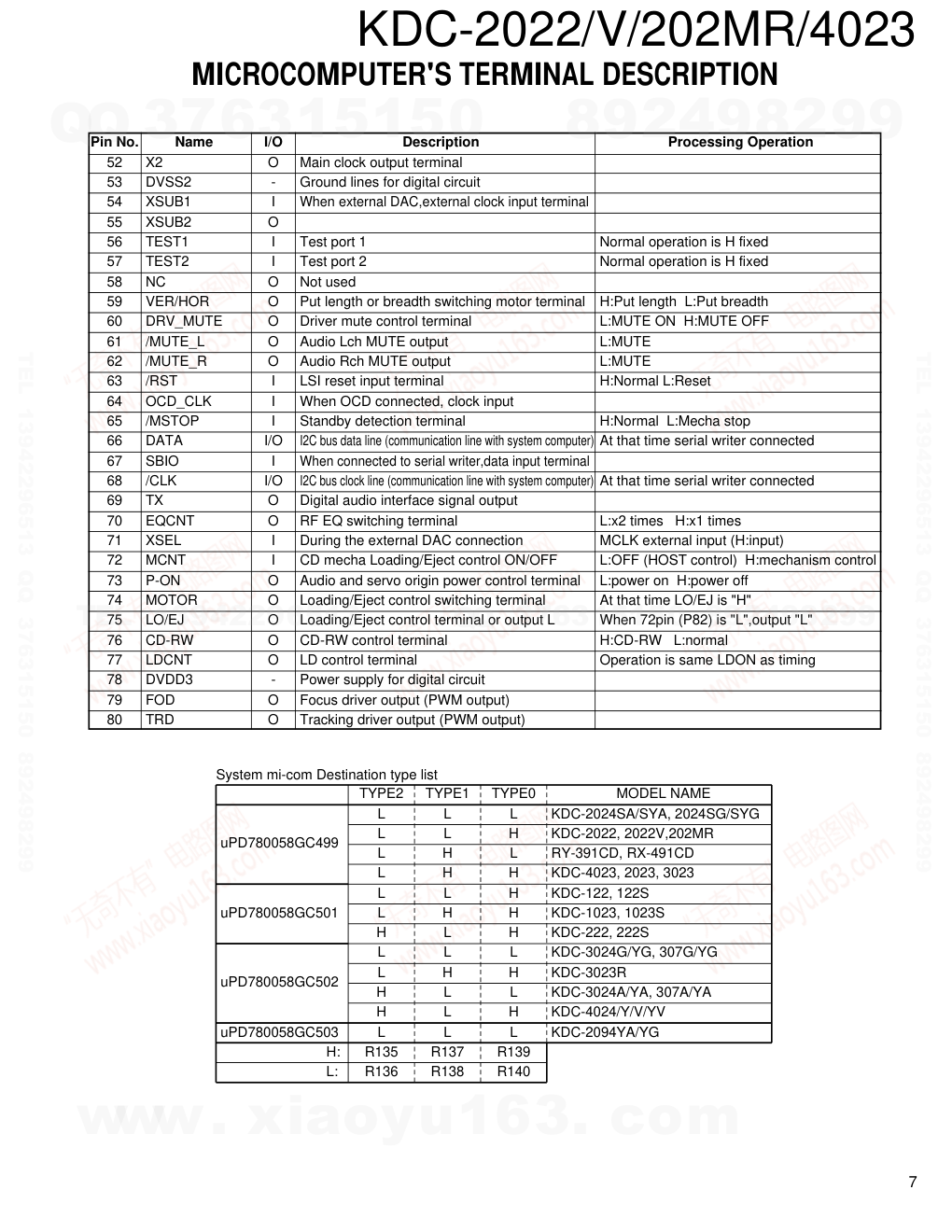 建伍KENWOOD KDC-2022 CD播放器电路图-6 建伍KENWOOD KDC-2022 CD播放器电路图-6