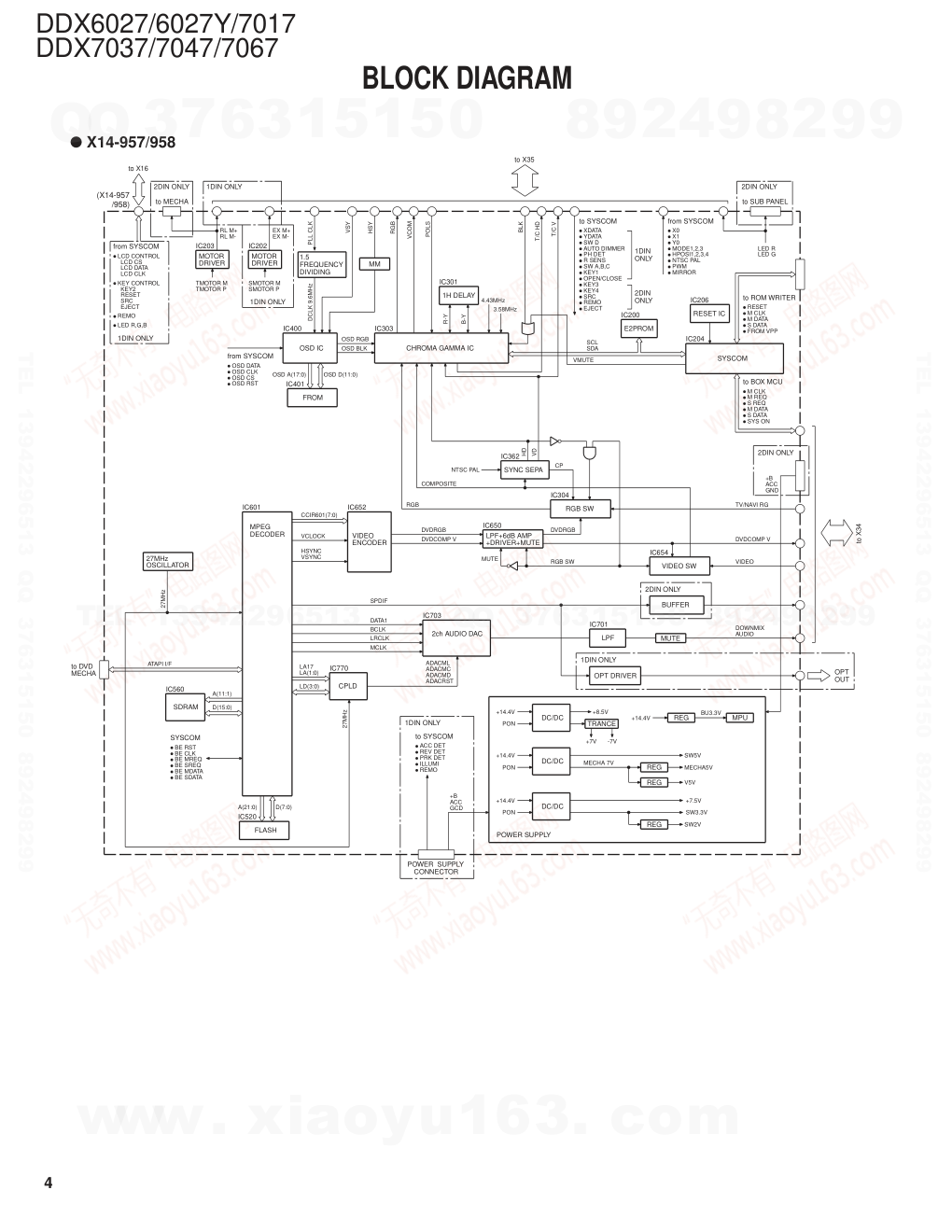建伍KENWOOD DDX-6027Y DVD监听机电路图-3