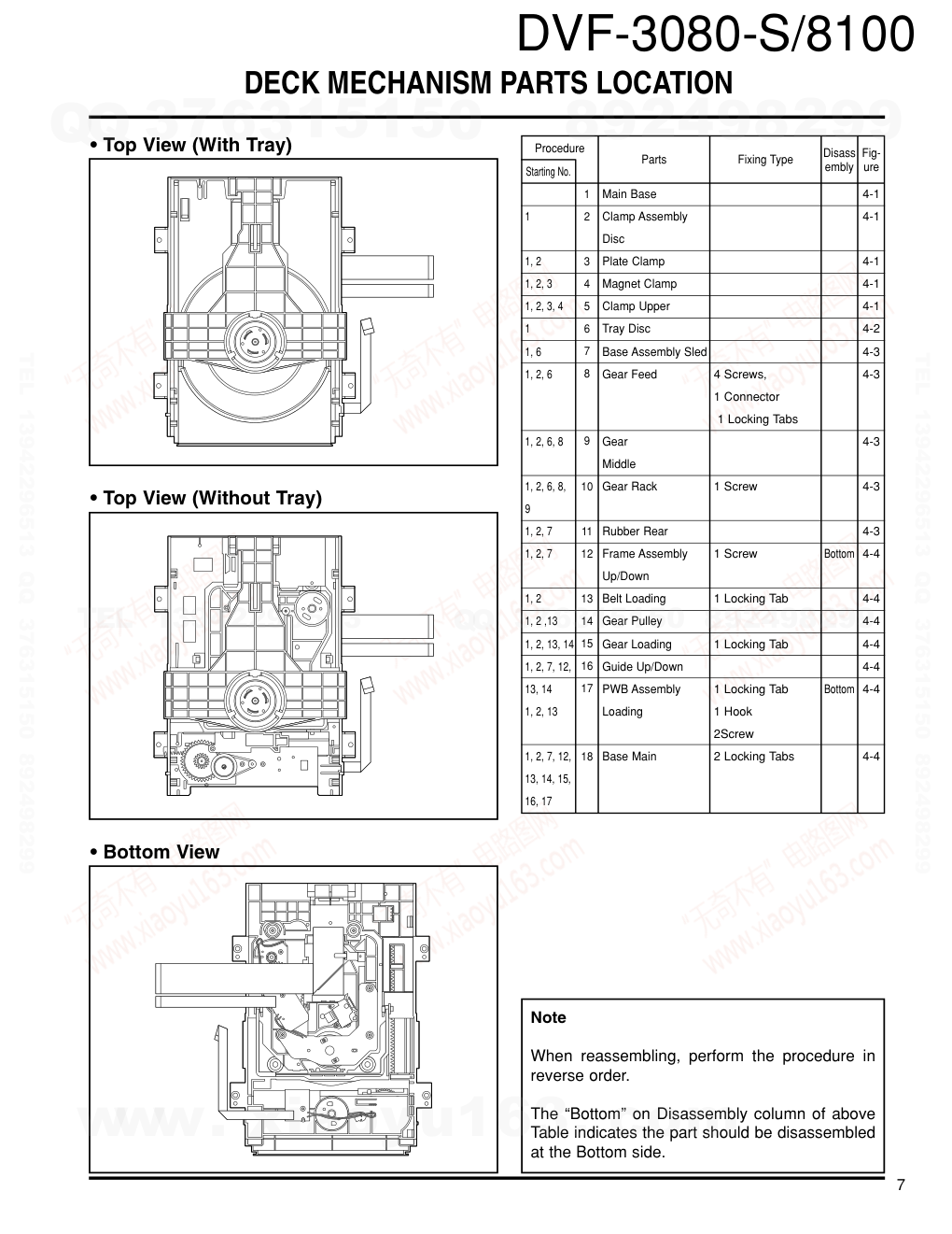 建伍KENWOOD DVF-3080-S 双碟CDDVDVCD播放机维修手册-6