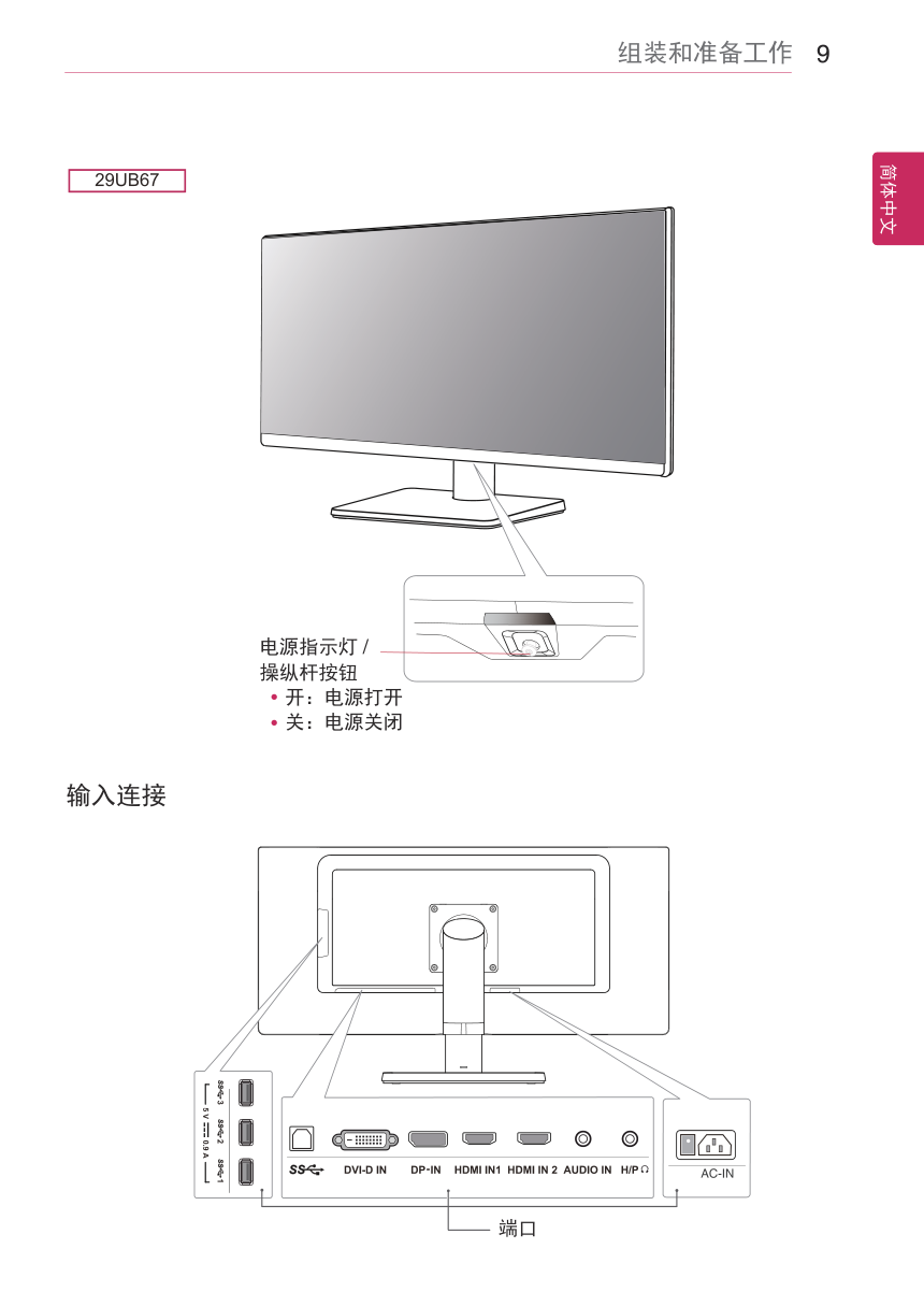 LG 29UB67液晶显示器说明书-8 LG 29UB67液晶显示器说明书-8