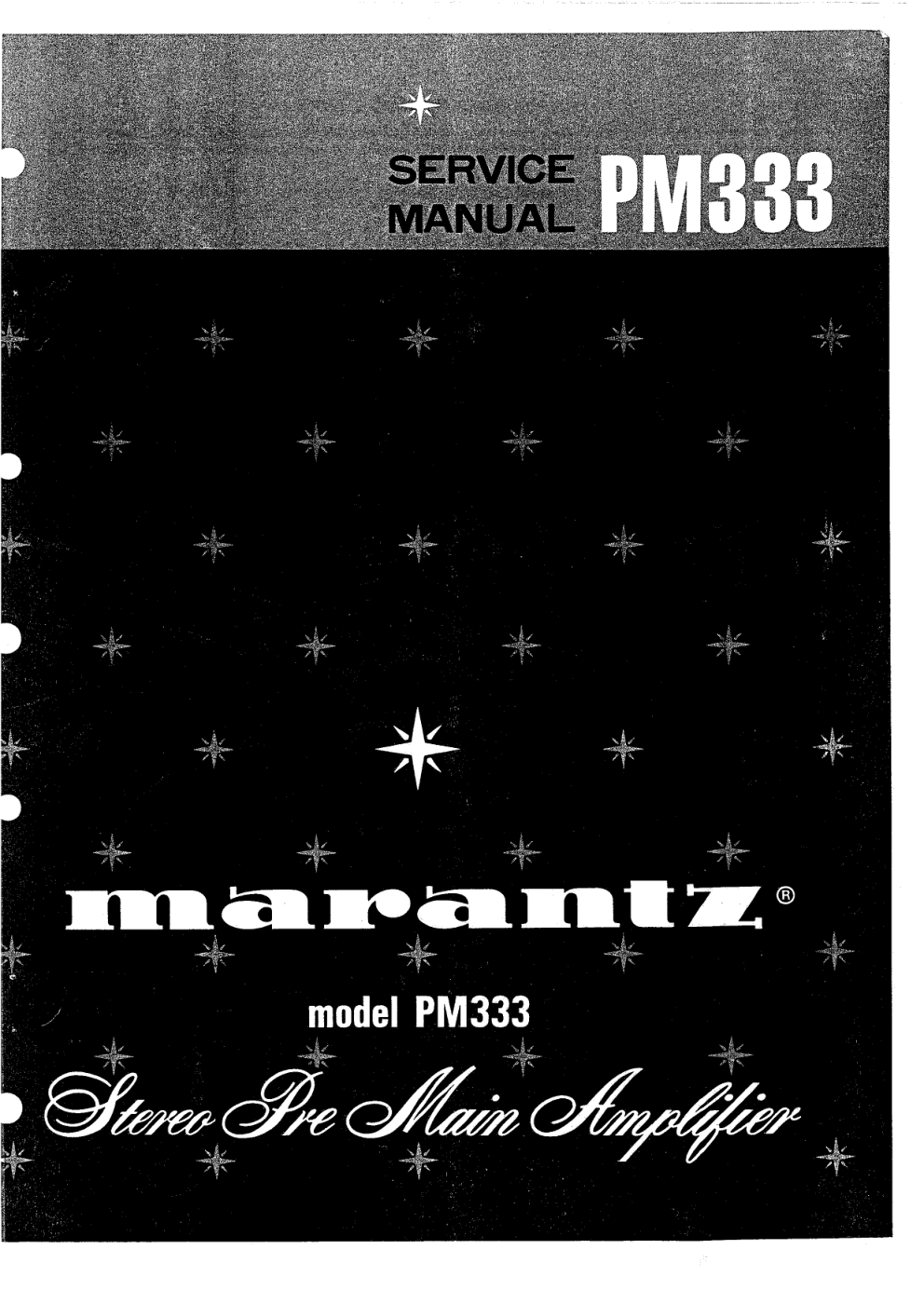 马兰士MARANTZ PM333音响电路图-0 马兰士MARANTZ PM333音响电路图-0