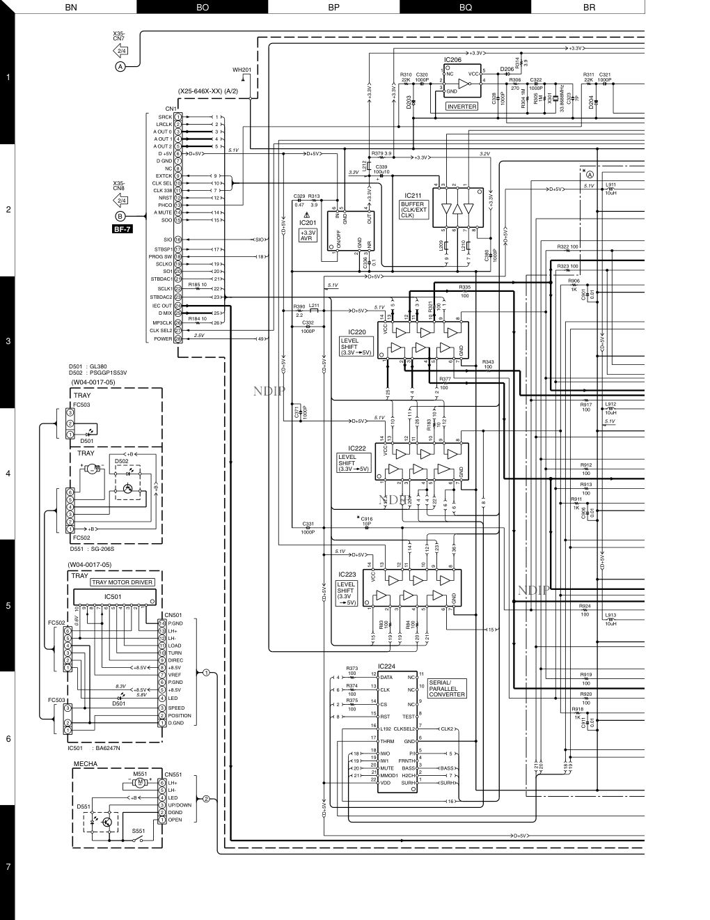 建伍KENWOOD DVF-R9050音响电路原理图-9 建伍KENWOOD DVF-R9050音响电路原理图-9