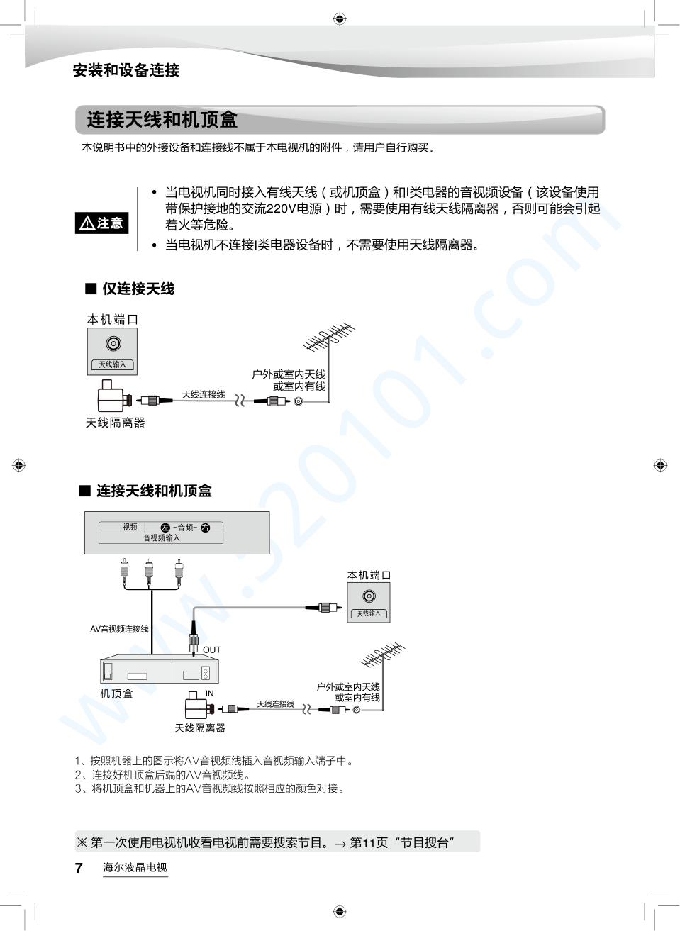 海尔LS55AL88C51A3液晶电视说明书-7 海尔LS55AL88C51A3液晶电视说明书-7