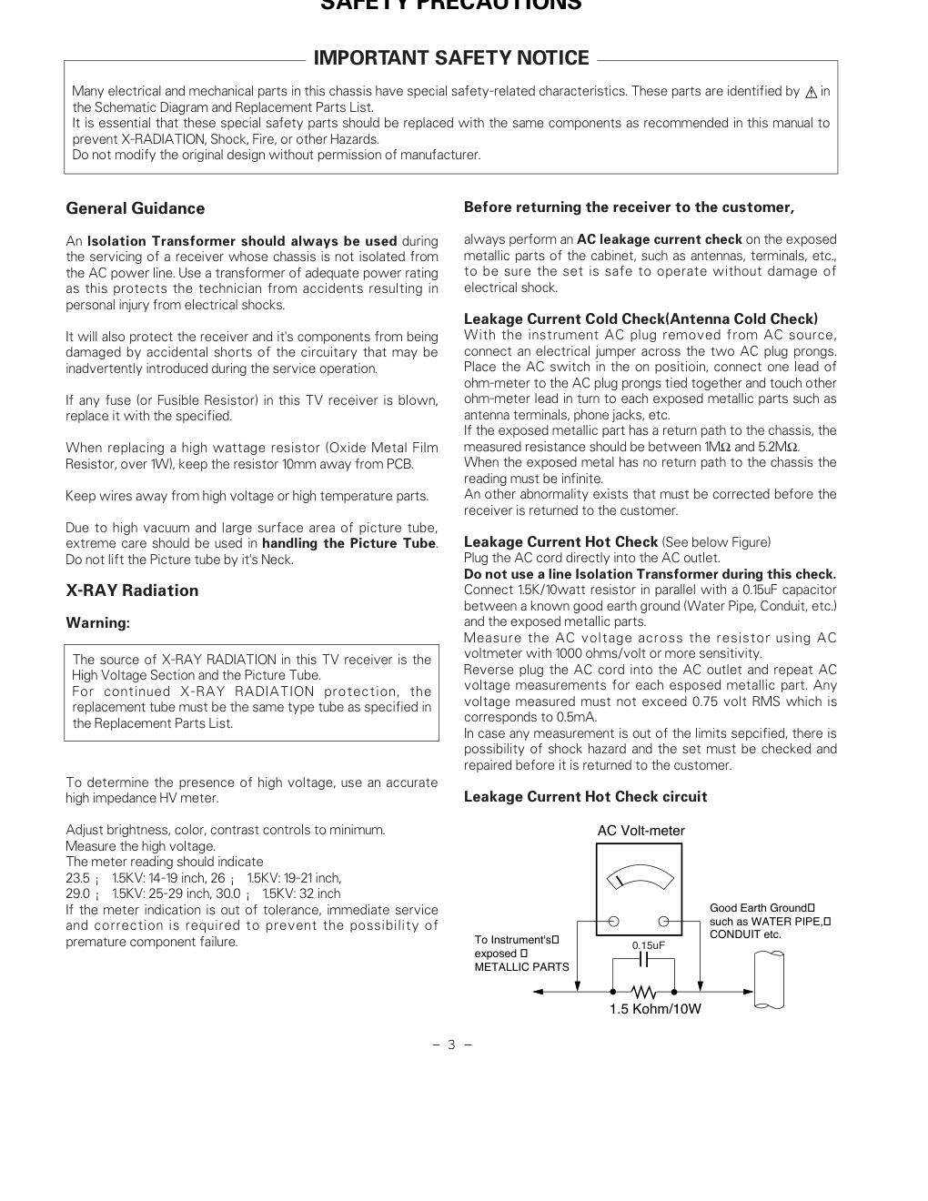 LG CT-25Q47EN彩电维修手册和原理图-2 LG CT-25Q47EN彩电维修手册和原理图-2