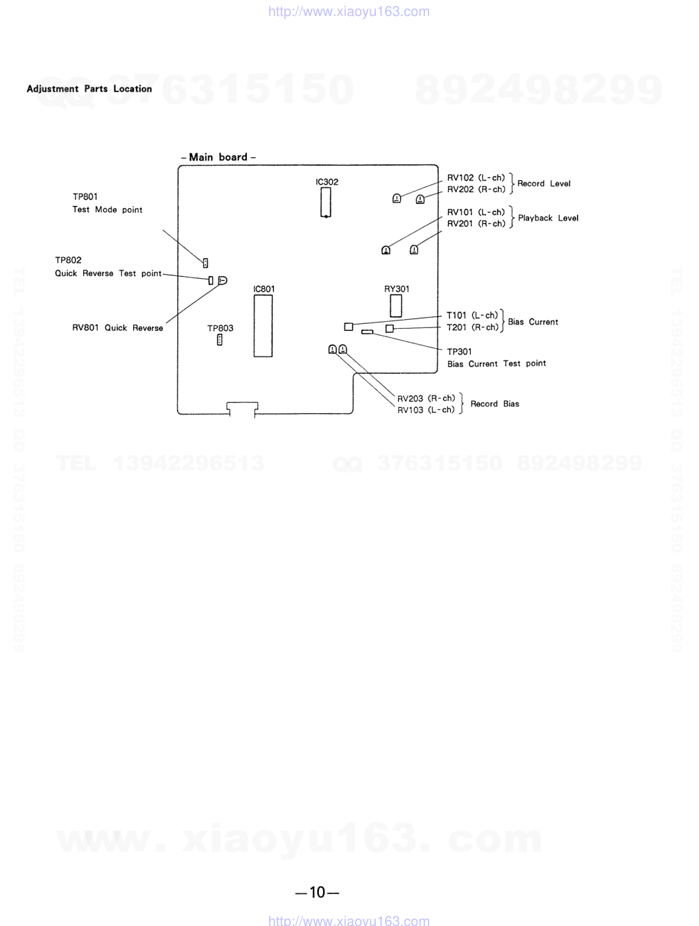 索尼SONY TC-RX77ES电路图-8 索尼SONY TC-RX77ES电路图-8