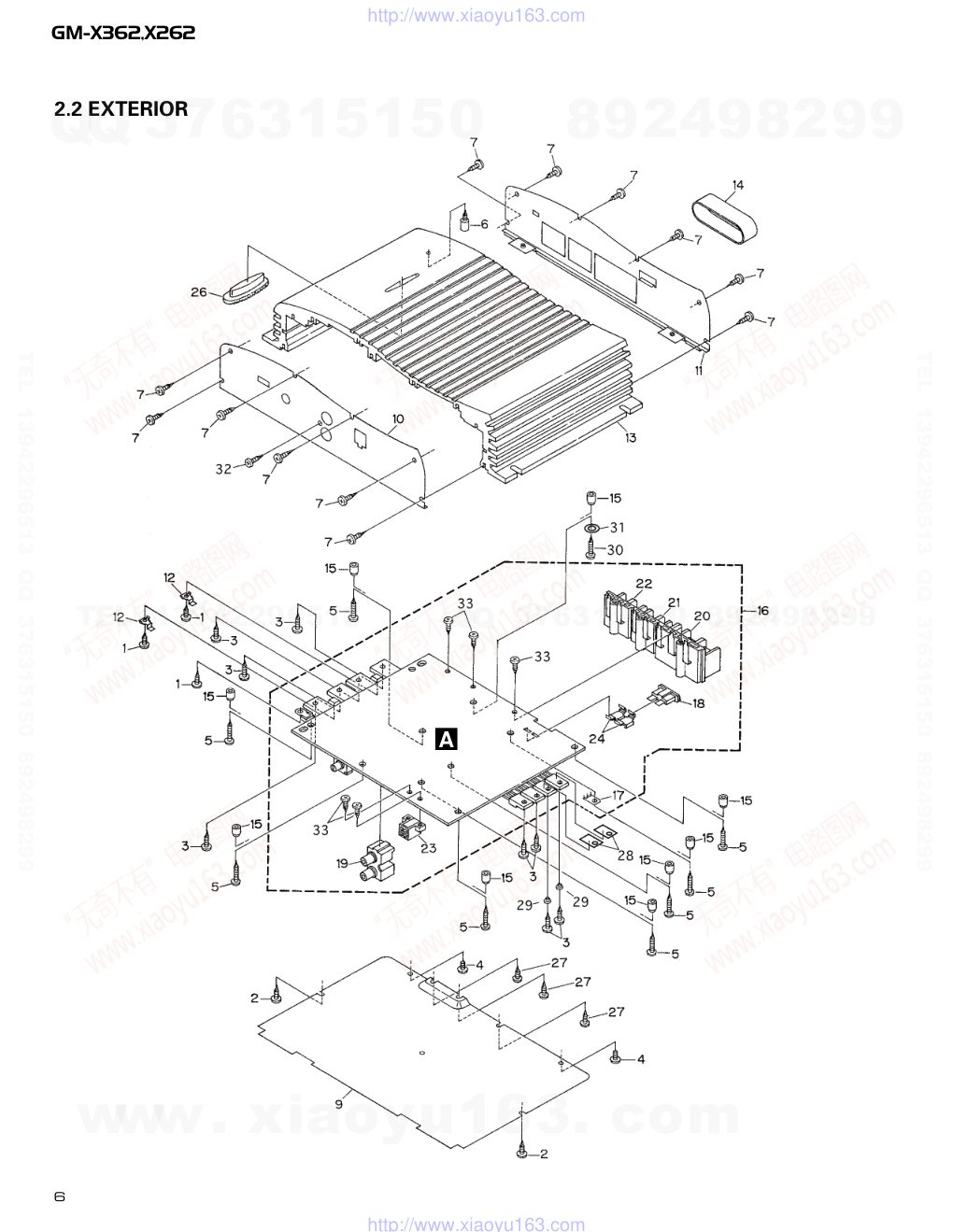 先锋PIONEER GM-X362音响电路图-5 先锋PIONEER GM-X362音响电路图-5