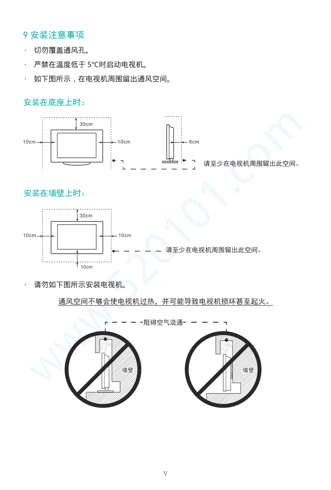 海信LED55K5500US液晶电视说明书-5