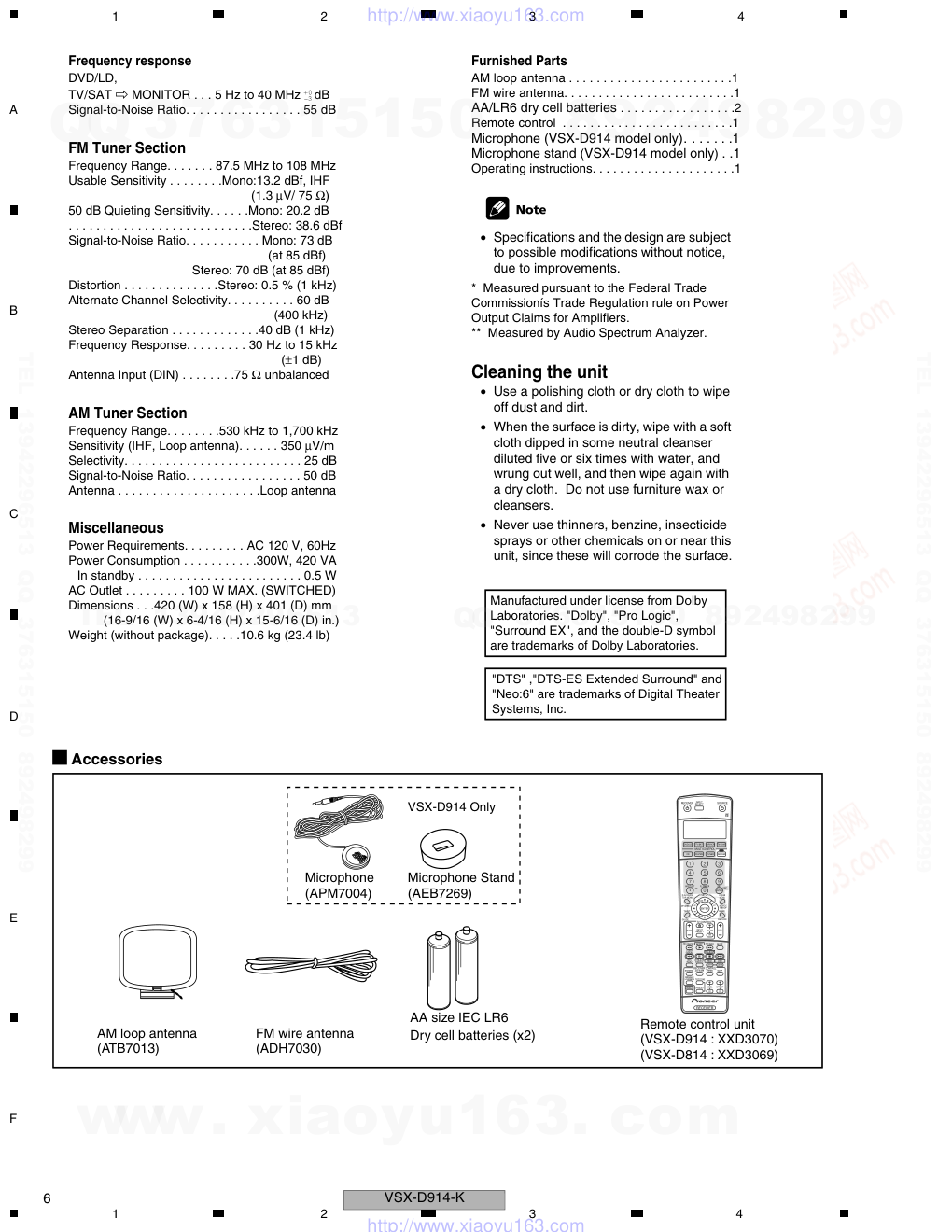 先锋PIONEER VSX-D814-K电路图-5 先锋PIONEER VSX-D814-K电路图-5