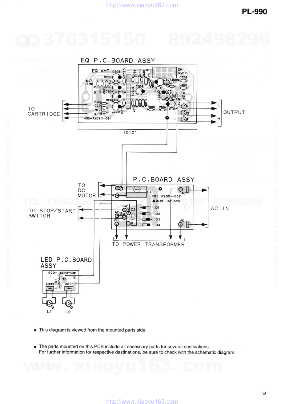 先锋PIONEER PL-990音响电路图-8