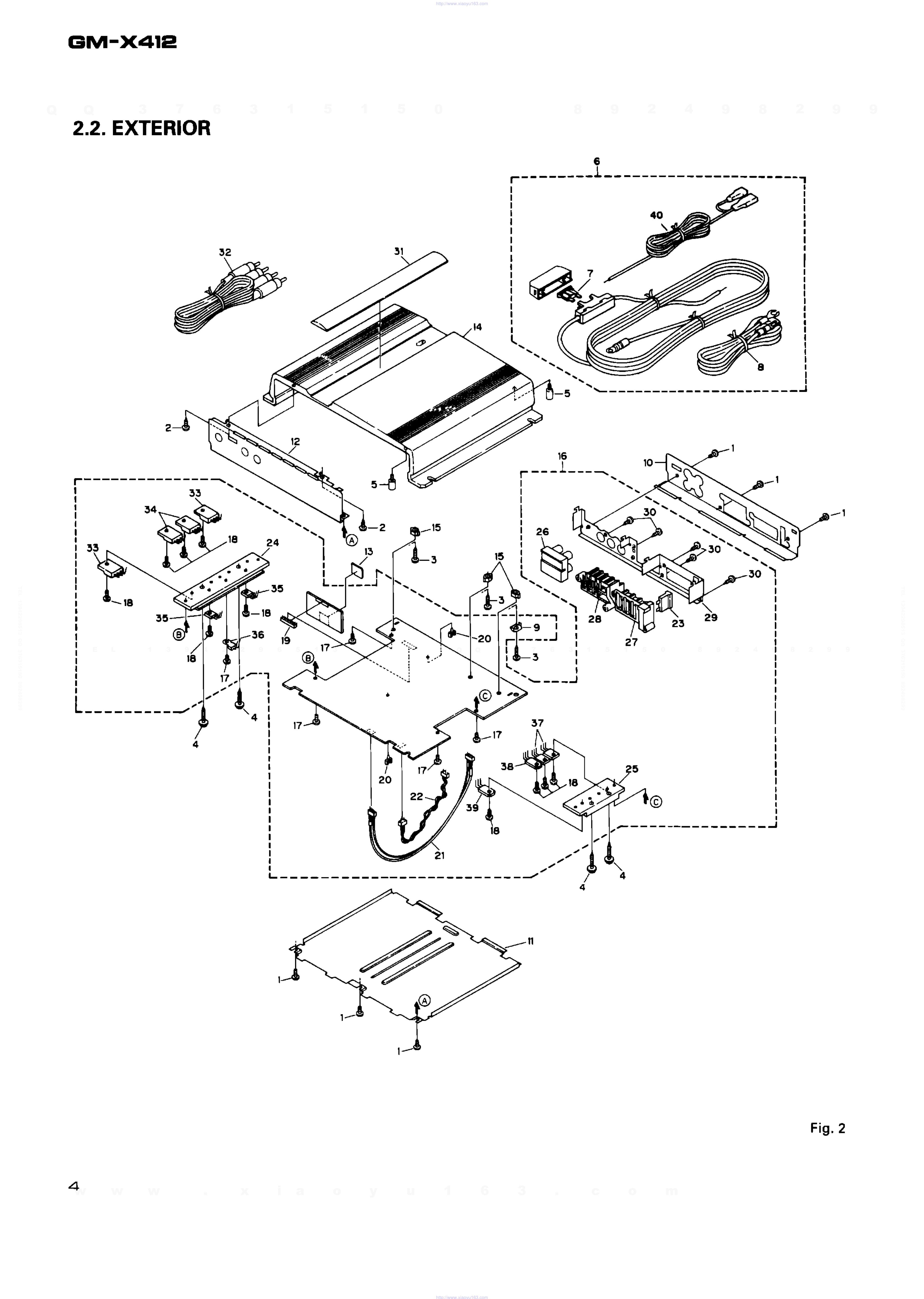 先锋PIONEER GM-X412音响电路图-3 先锋PIONEER GM-X412音响电路图-3