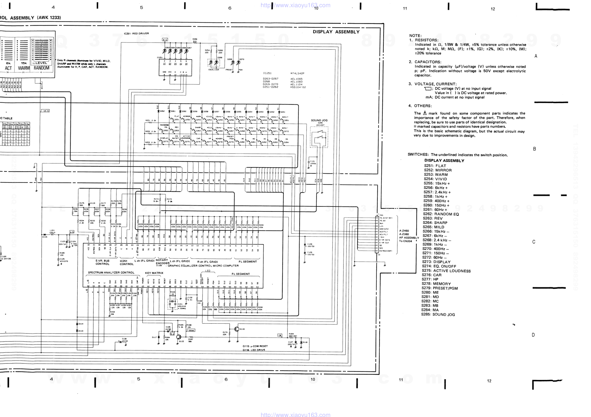 先锋PIONEER GR-Z460音响电路图-6