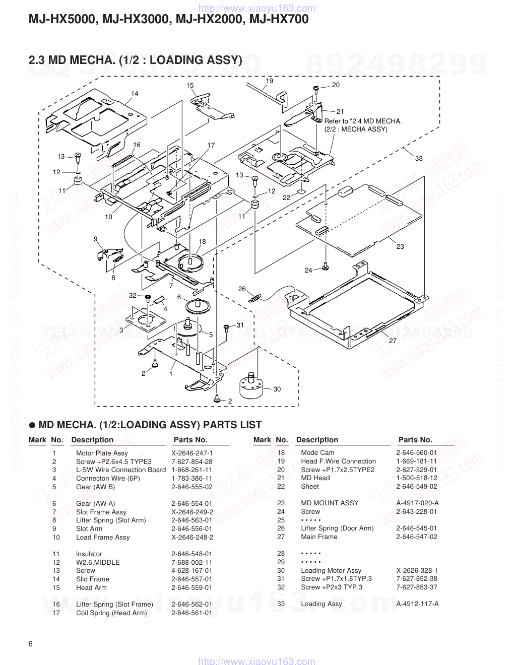 先锋PIONEER MJ-HX5000音响电路图-5 先锋PIONEER MJ-HX5000音响电路图-5