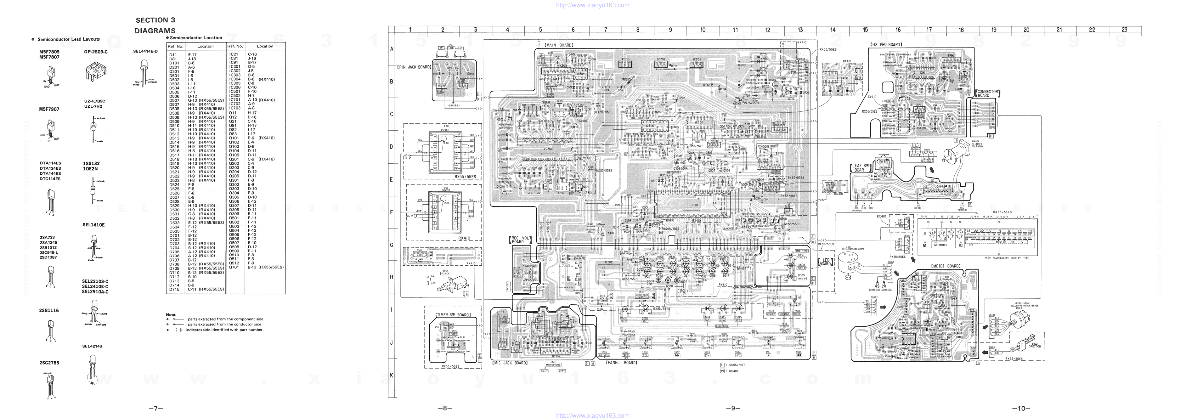 索尼SONY TC-RX55ES电路图-6