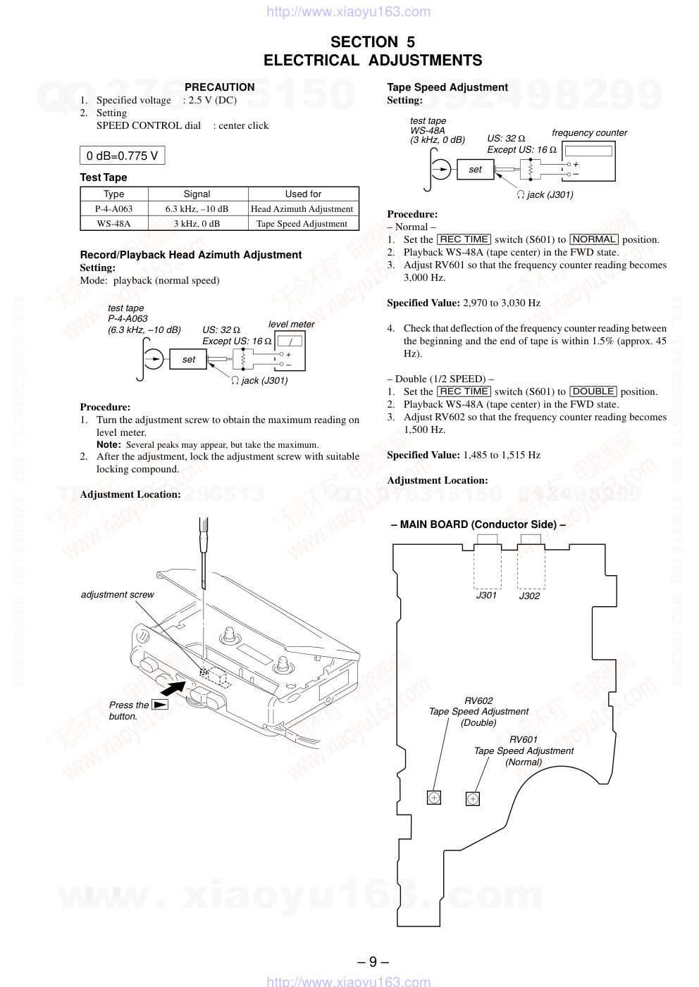 索尼SONY TCS-30D电路图-8