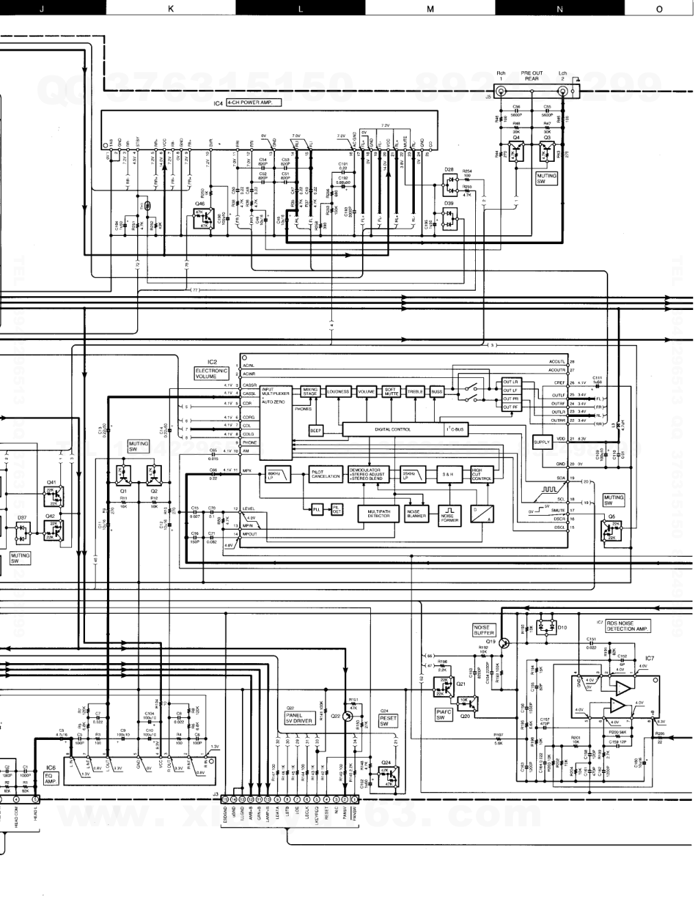 建伍KENWOOD KRC-259R CD影碟播放机电路图-9