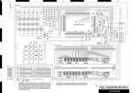 建伍KENWOOD KDC-4080 CD播放器电路图-2
