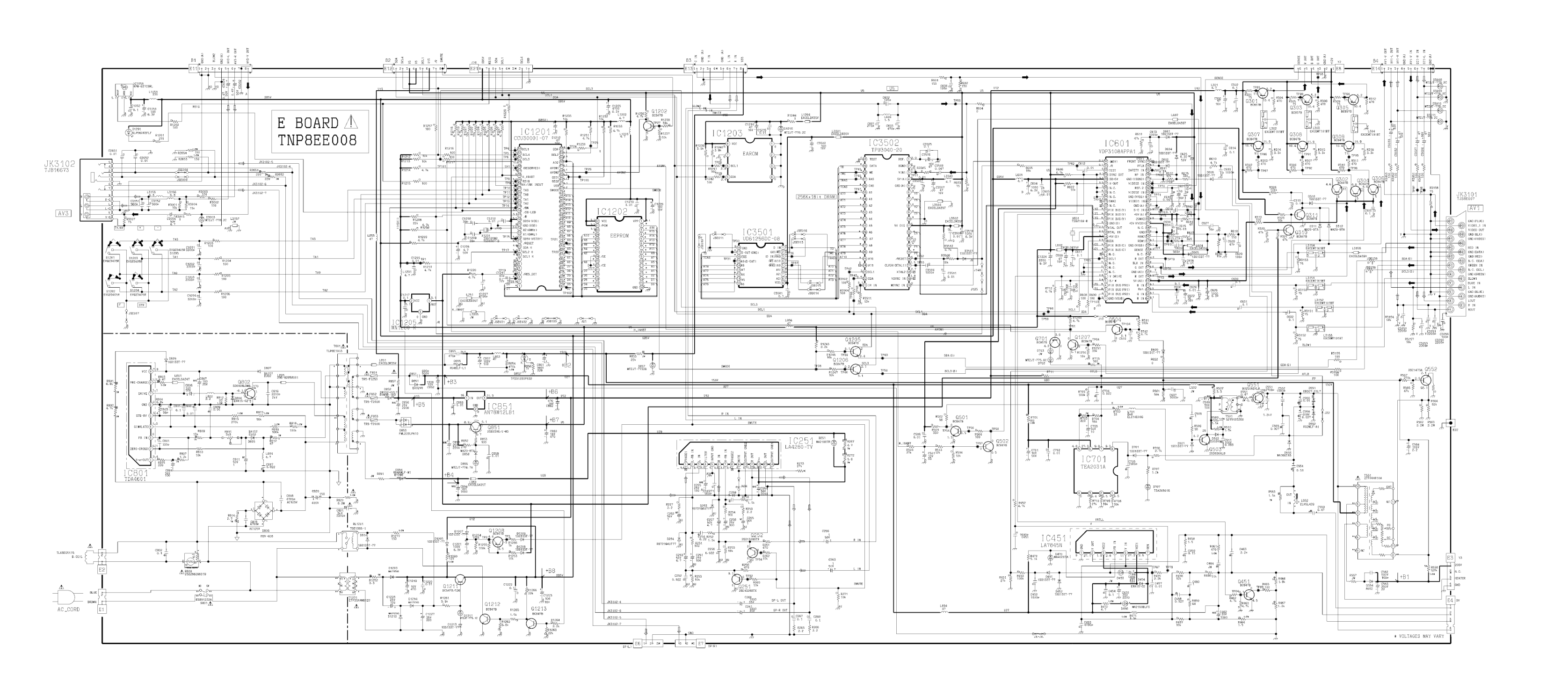 松下TX-21AD2彩电原理图-1