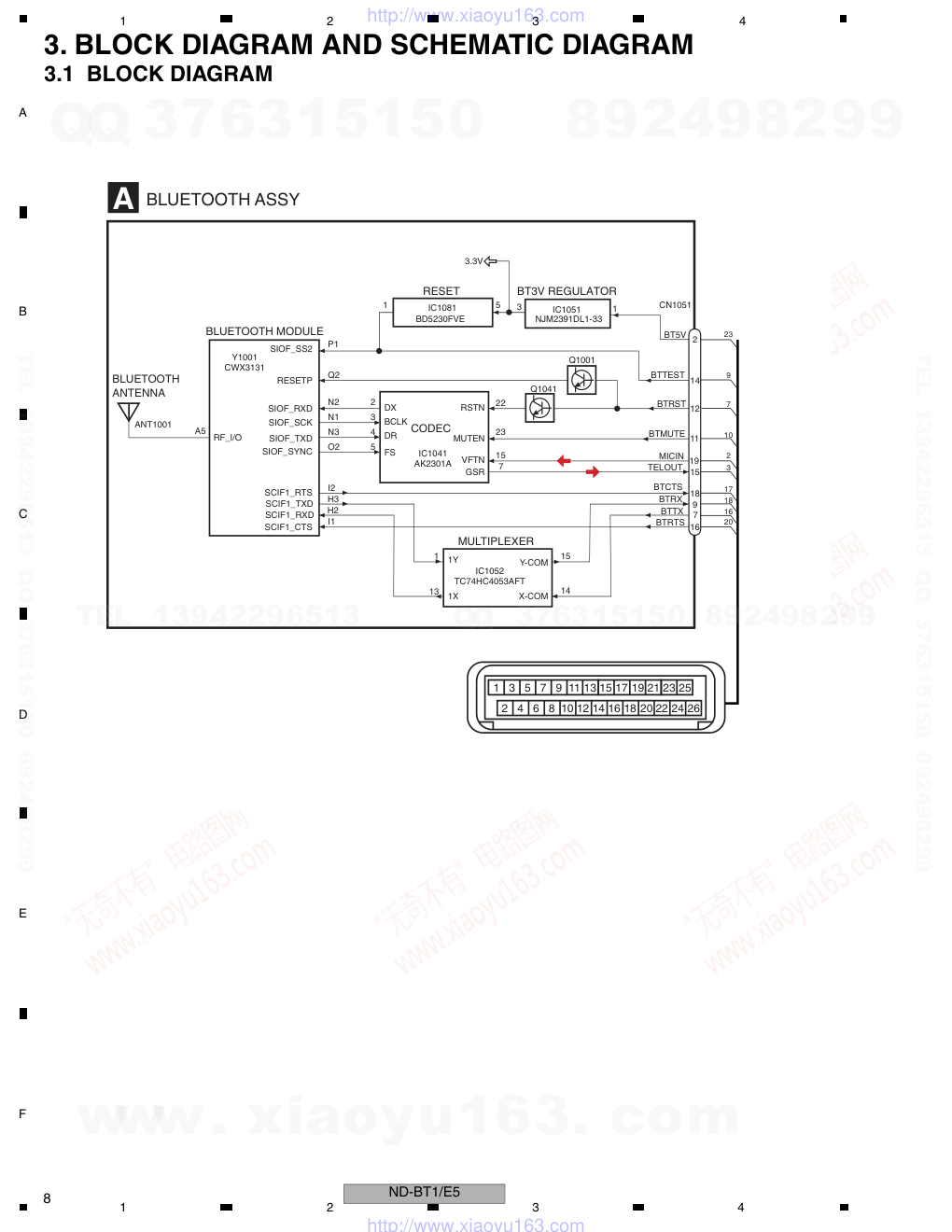 先锋PIONEER ND-BT1音响电路图-7 先锋PIONEER ND-BT1音响电路图-7