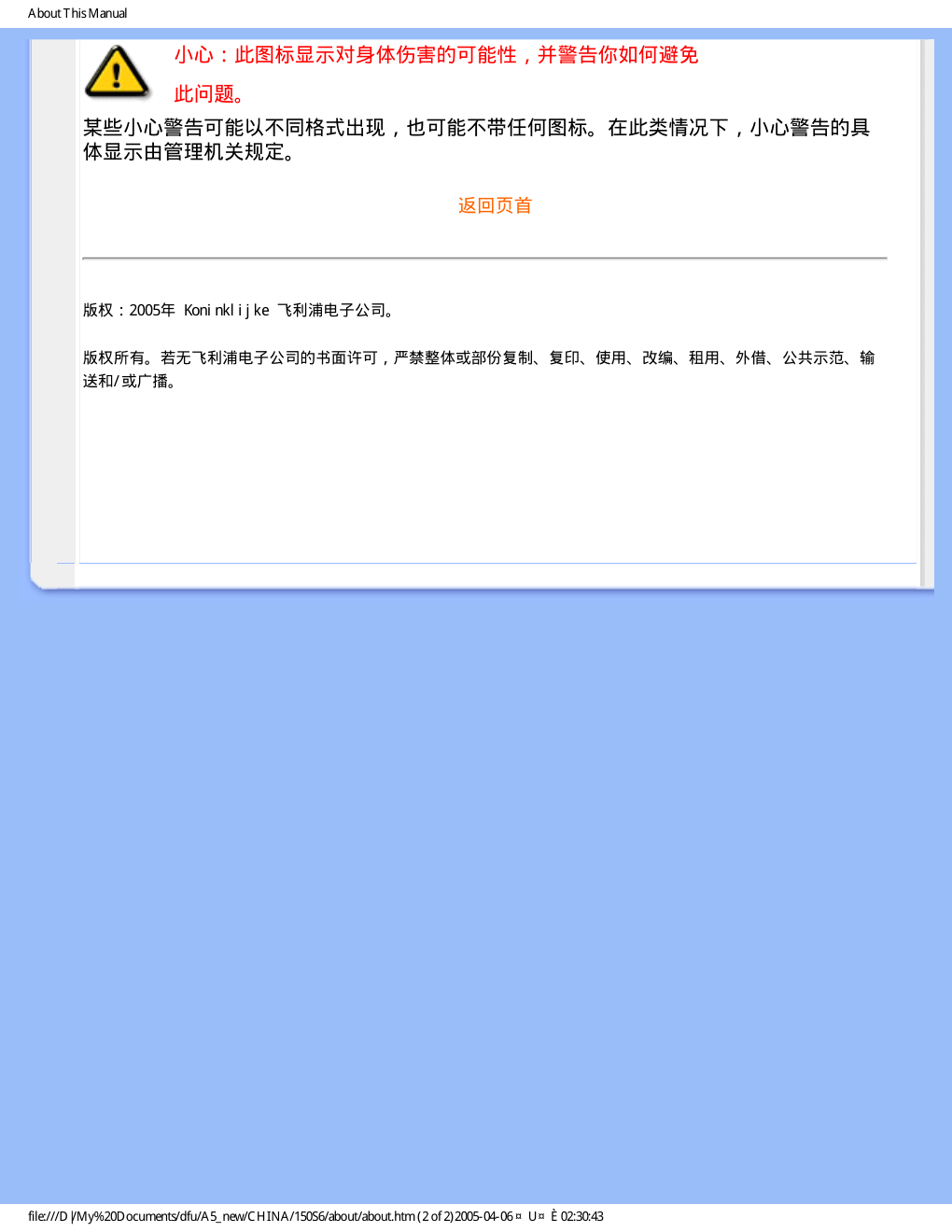 PHILIPS 150S6显示器说明书-4 PHILIPS 150S6显示器说明书-4