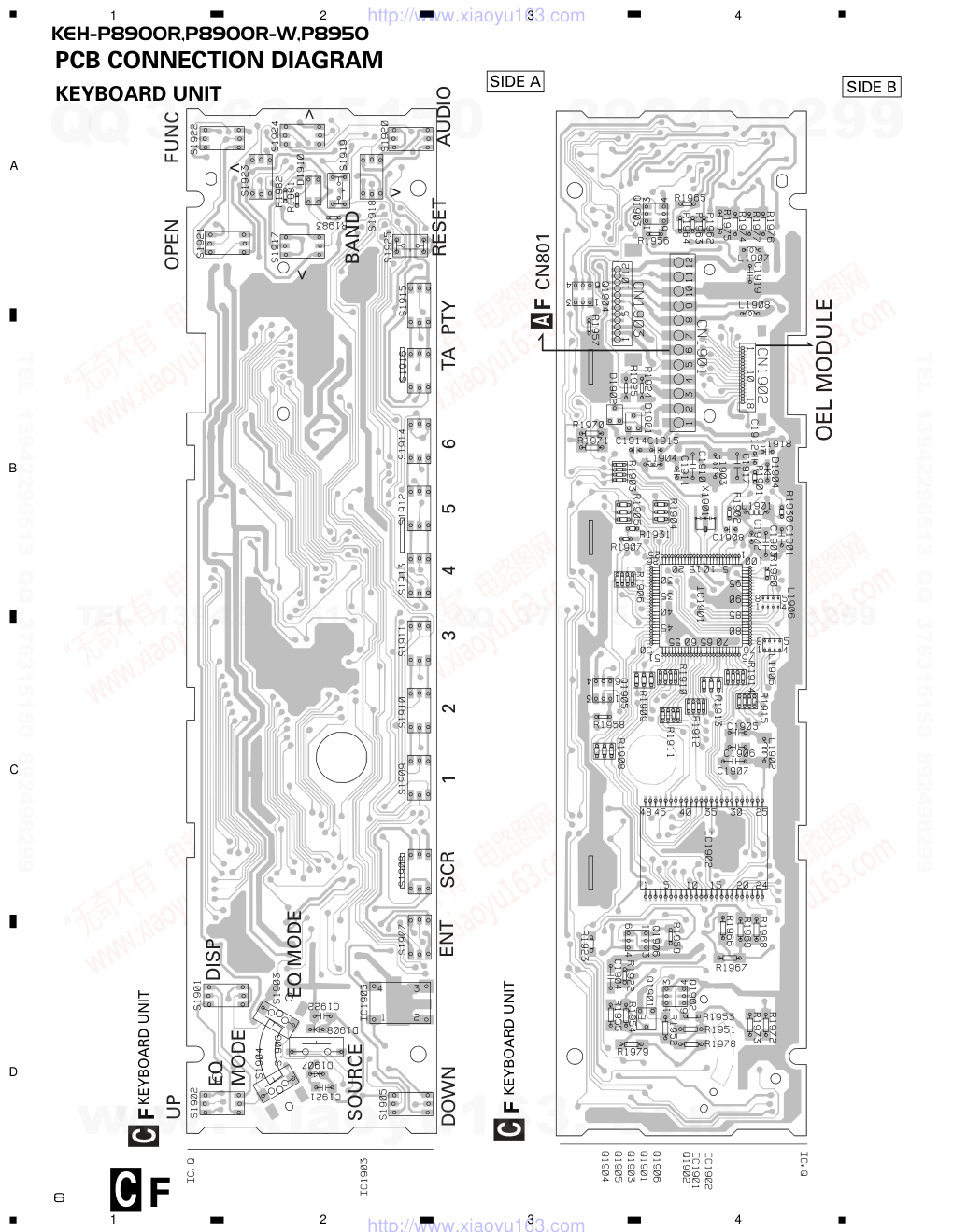 先锋PIONEER KEH-P8900R-W音响电路图-5 先锋PIONEER KEH-P8900R-W音响电路图-5