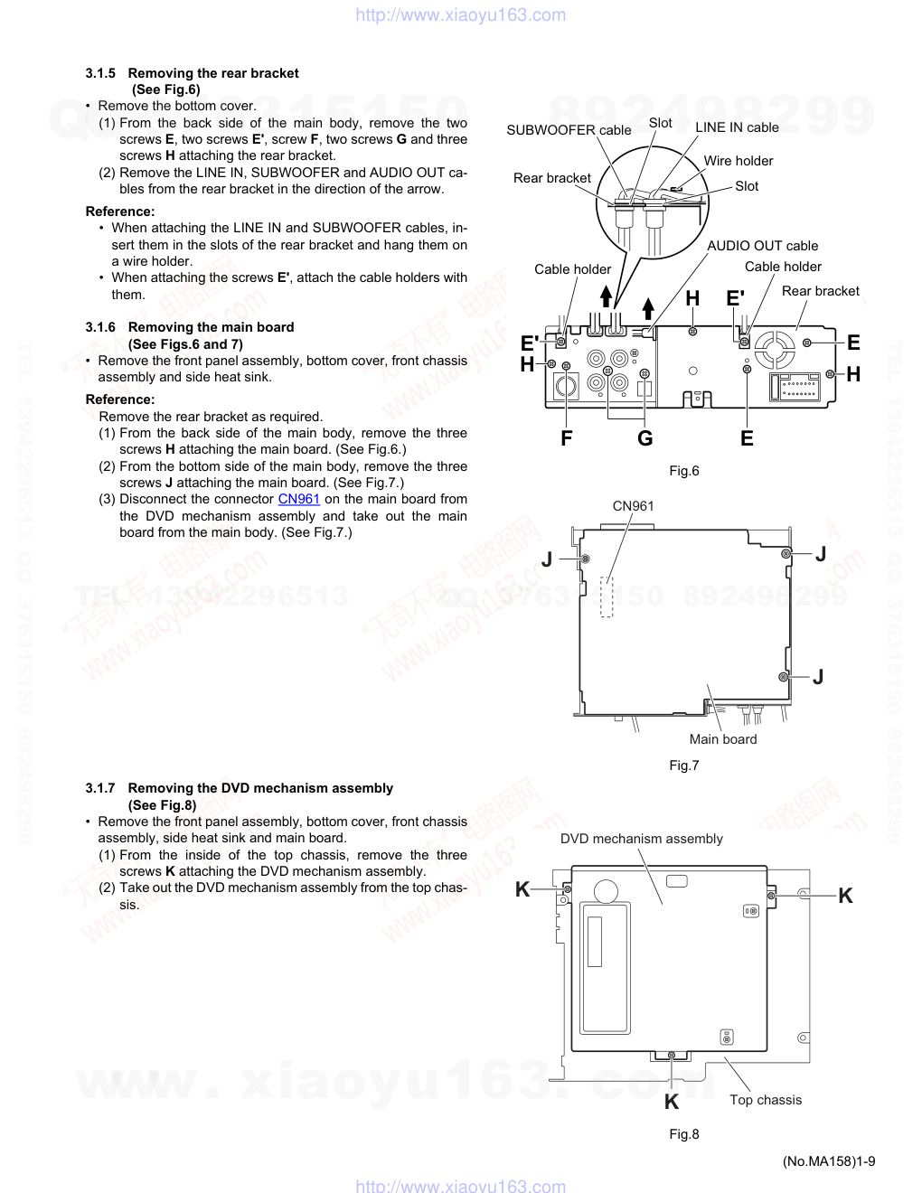 胜利JVC KD-DV6105 CDDVD播放器电路图-8 胜利JVC KD-DV6105 CDDVD播放器电路图-8