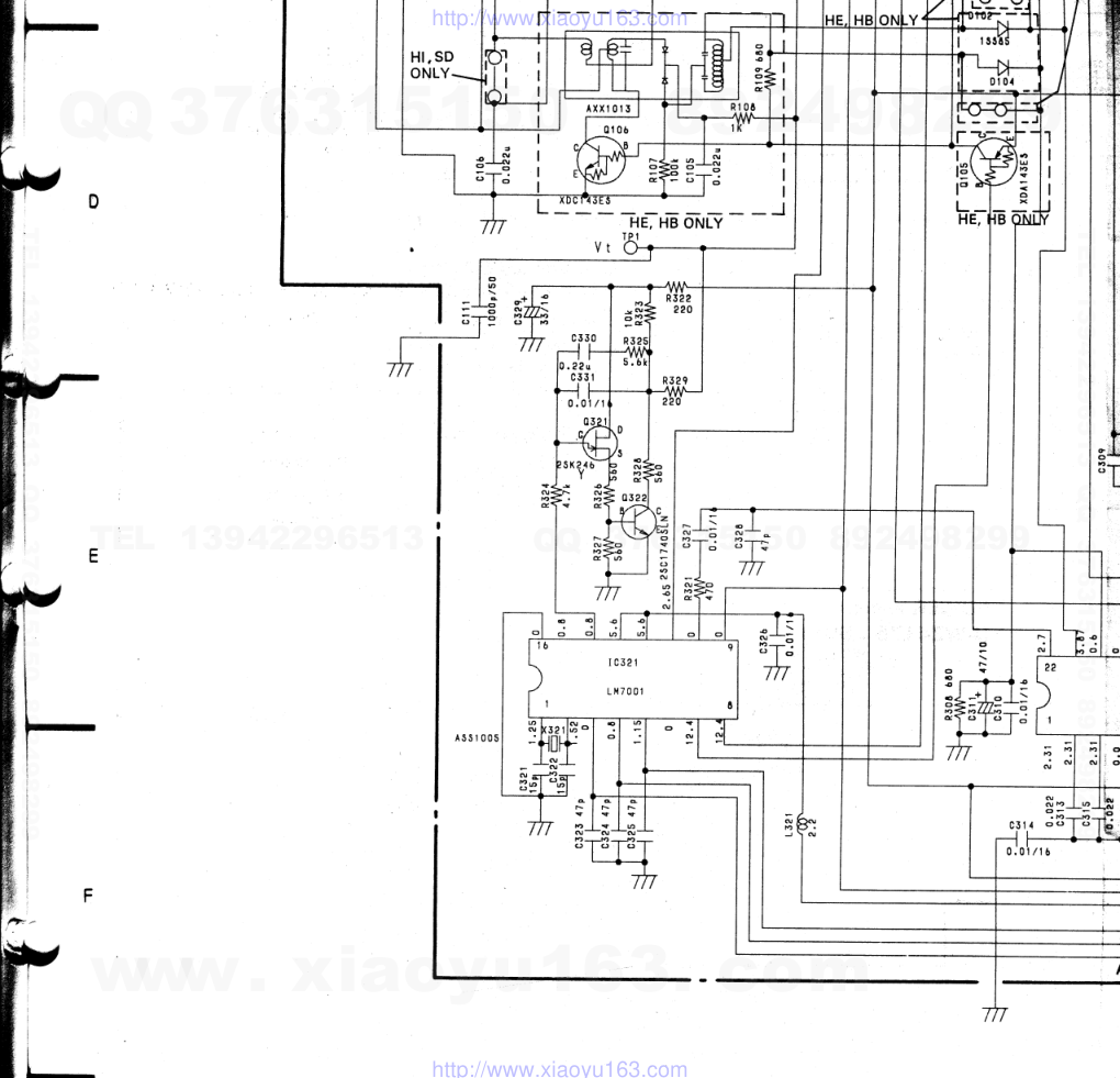 先锋PIONEER F-401L音响电路图-3 先锋PIONEER F-401L音响电路图-3