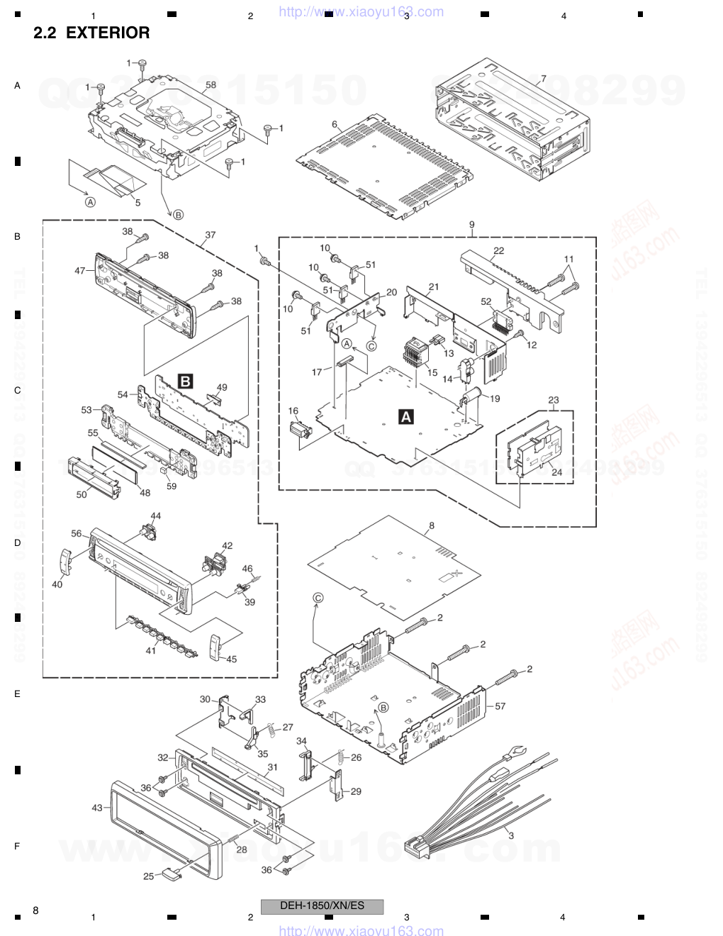 先锋PIONEER DEH-1850XN电路图-7 先锋PIONEER DEH-1850XN电路图-7