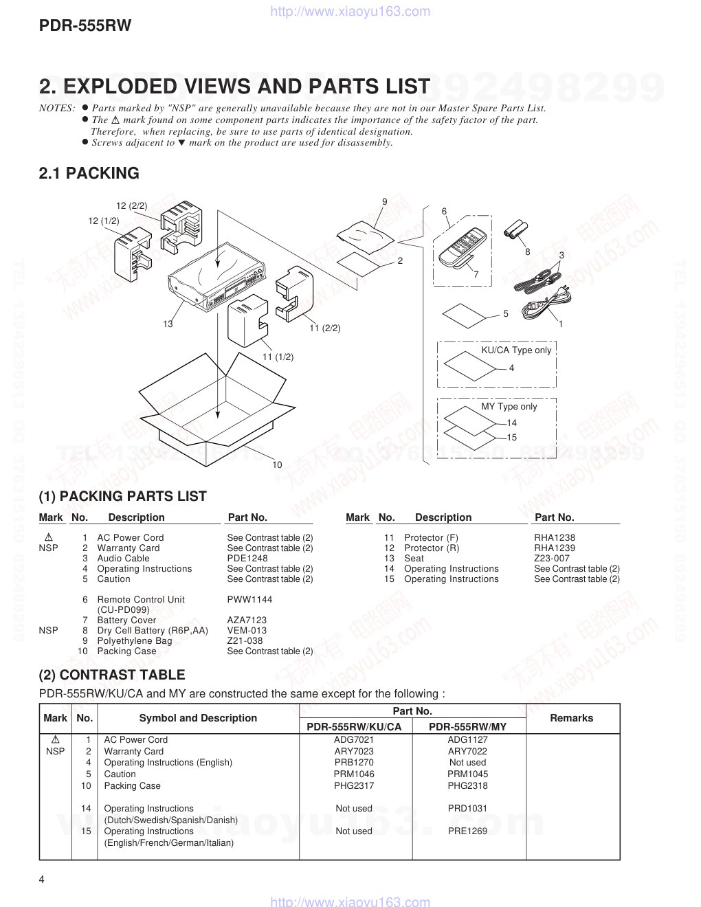 先锋PIONEER PDR-555RW音响电路图-3 先锋PIONEER PDR-555RW音响电路图-3