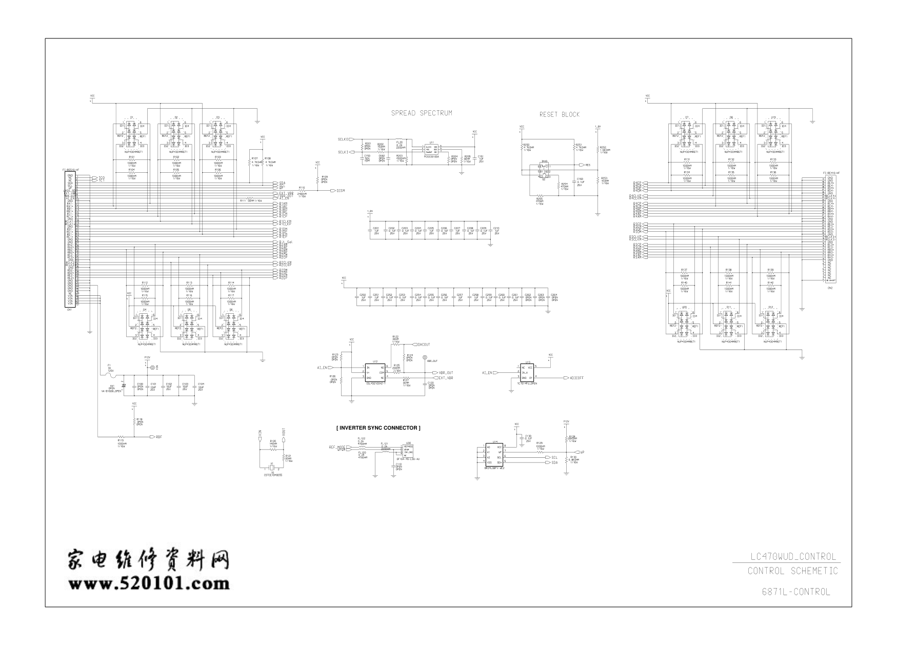 LG LC420WUD-SAC1-G31(EN)逻辑板电路原理图-0