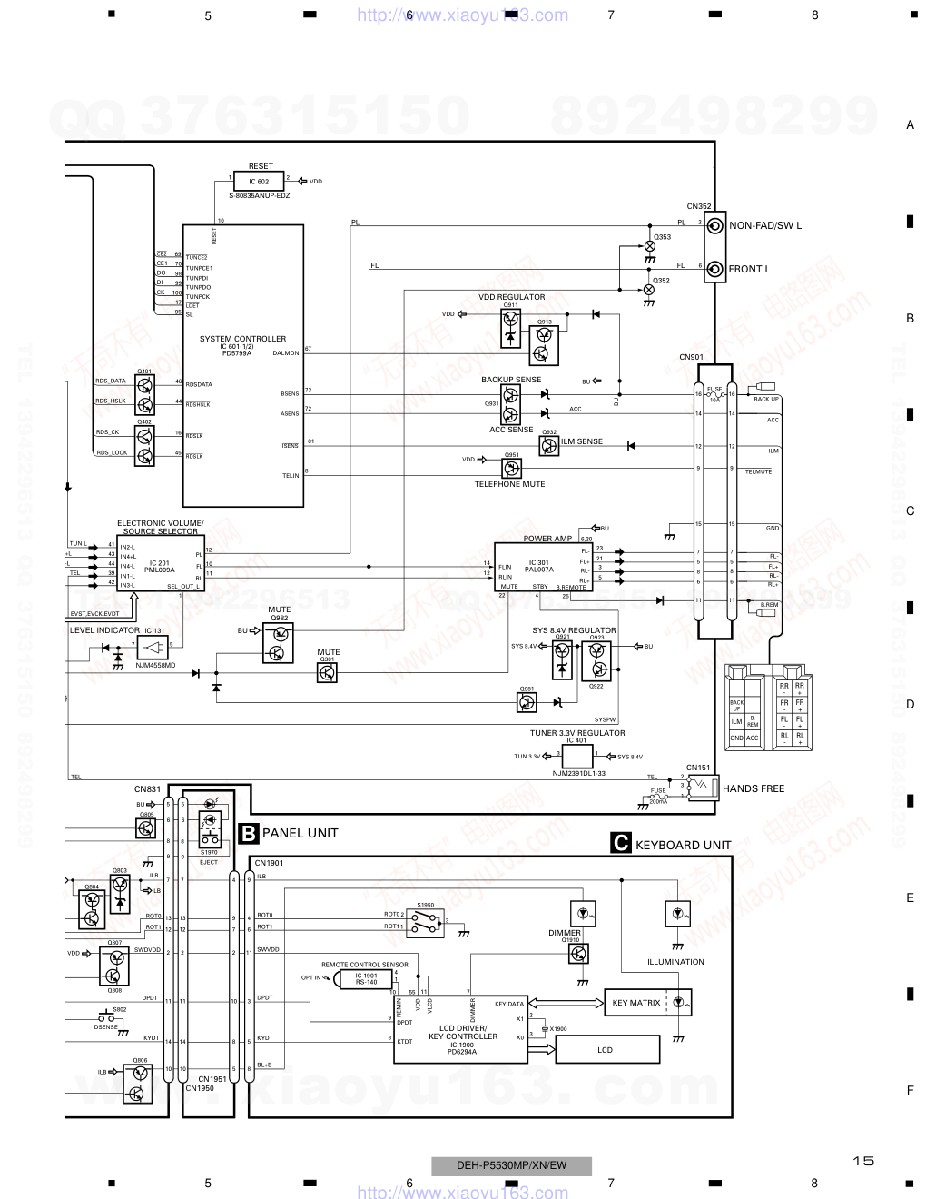 先锋PIONEER DEH-P5500MPXNEW电路图-2
