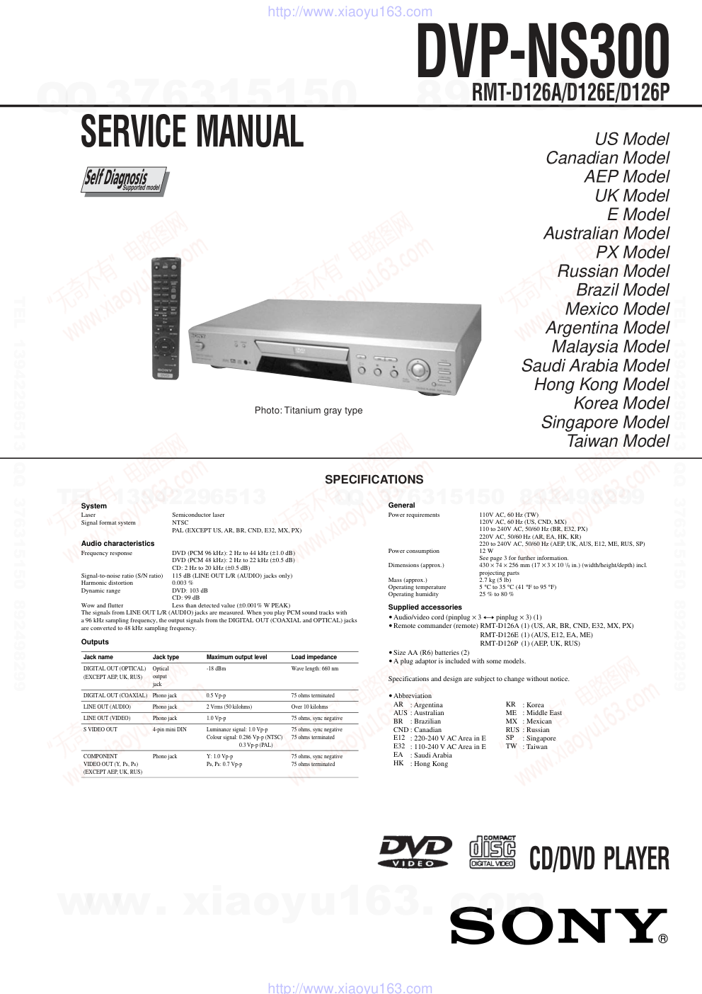 索尼SONY DVP-NS300音响电路原理图-0
