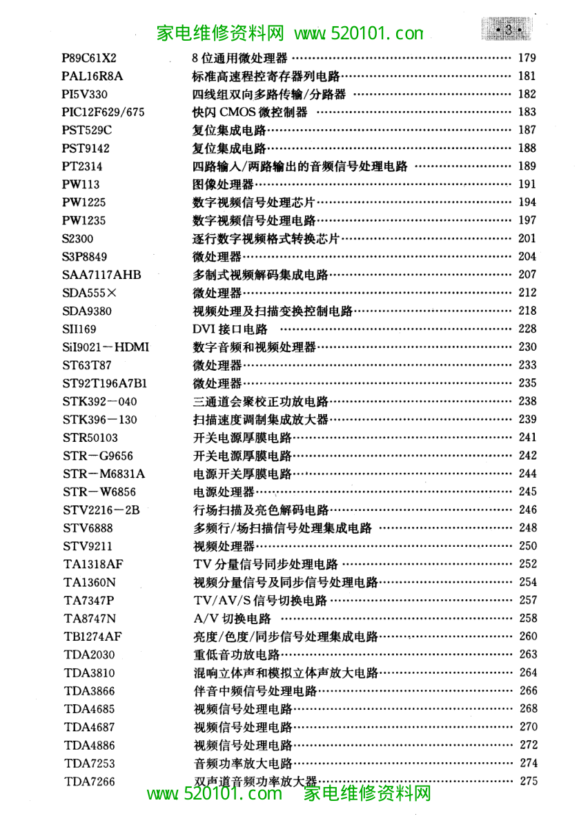 《国产彩电集成电路实用维修手册》-8 《国产彩电集成电路实用维修手册》-8