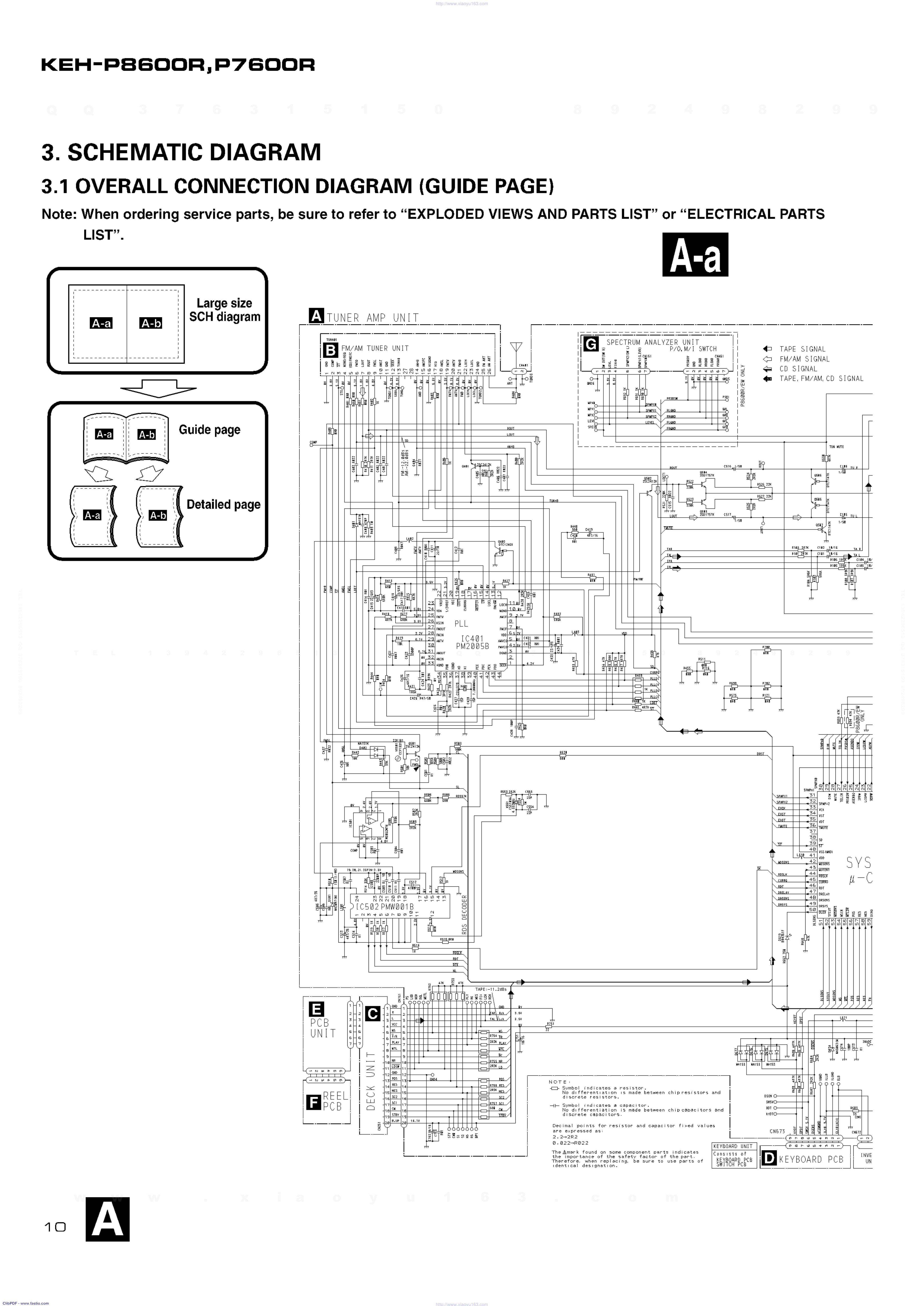 先锋PIONEER KEH-P8600R音响电路图-3 先锋PIONEER KEH-P8600R音响电路图-3