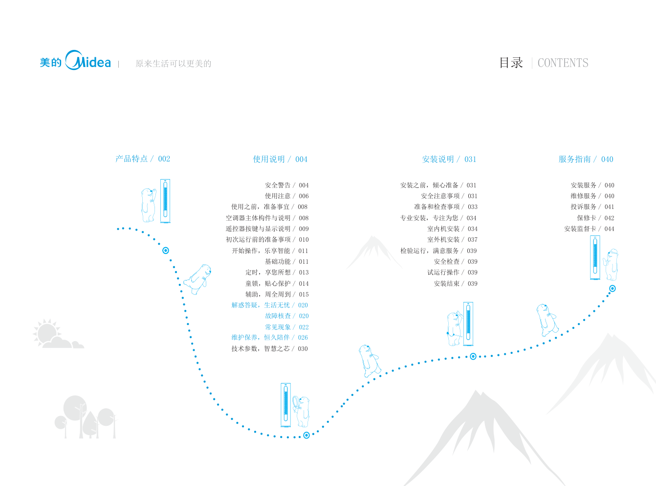 美的KFR-72LWBP2DN1Y-YA200(B2)落地式空调使用安装说明书-1 美的KFR-72LWBP2DN1Y-YA200(B2)落地式空调使用安装说明书-1