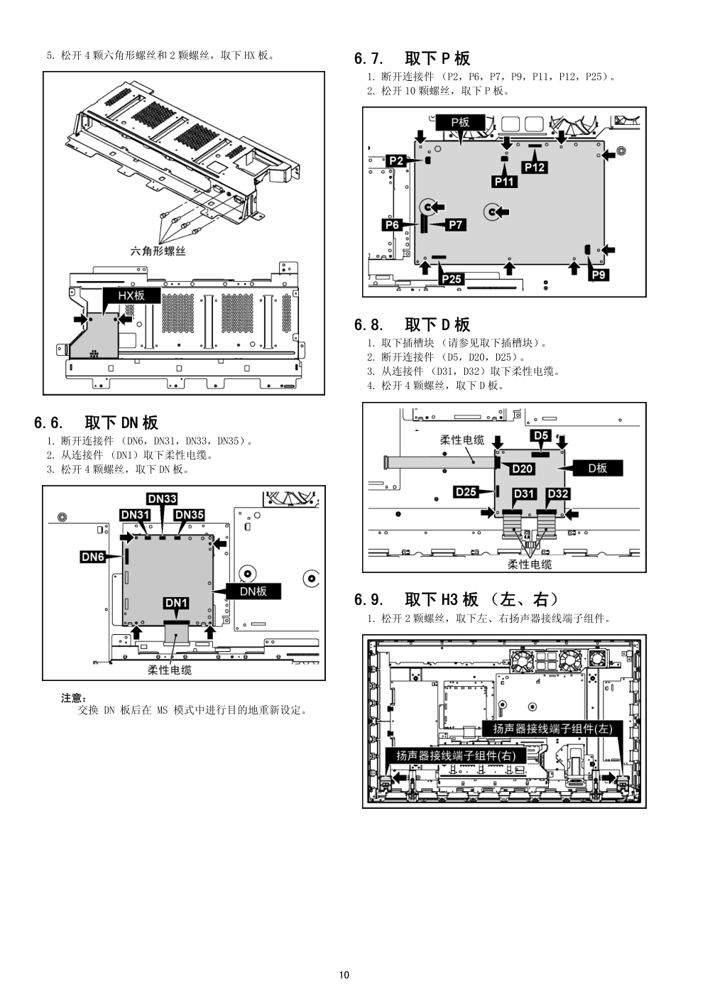 松下TH-42PH10CS等离子电视维修手册-9 松下TH-42PH10CS等离子电视维修手册-9