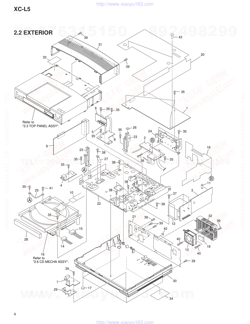 先锋PIONEER XC-L5RRV1997电路图-3 先锋PIONEER XC-L5RRV1997电路图-3
