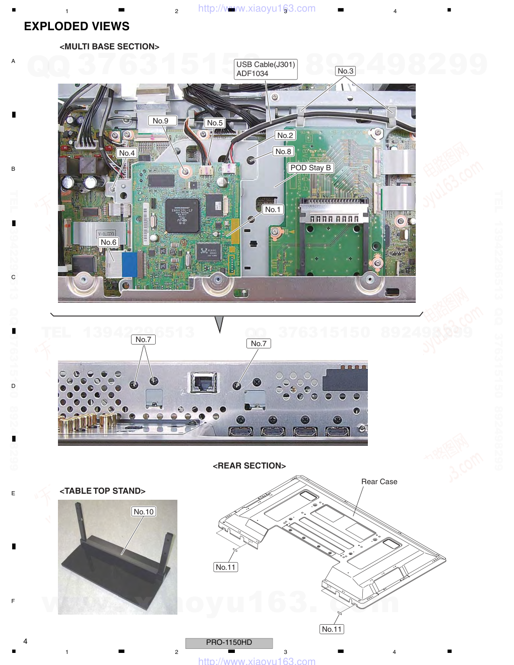 先锋PIONEER PRO-1150HD音响电路图-3